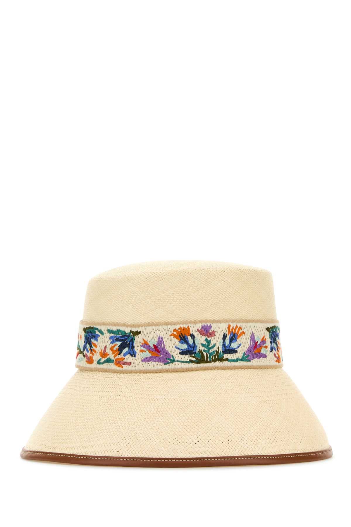VALENTINO GARAVANI Straw Bucket Hat for Women