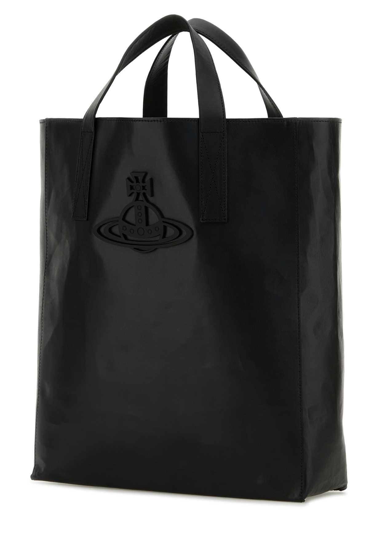 VIVIENNE WESTWOOD Medium Leather Sarah Shopping Handbag