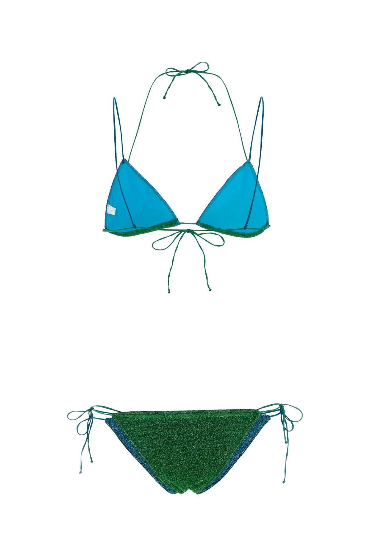 OSEREE Two-Tone Nylon Blend Mini Bikini