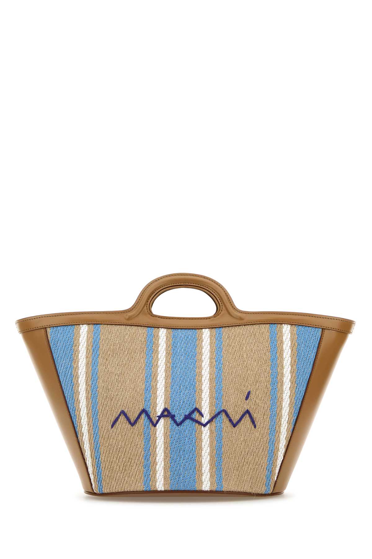 MARNI Embroidered Canvas Tropicalia Bucket Handbag - 22cm x 22cm x 17cm
