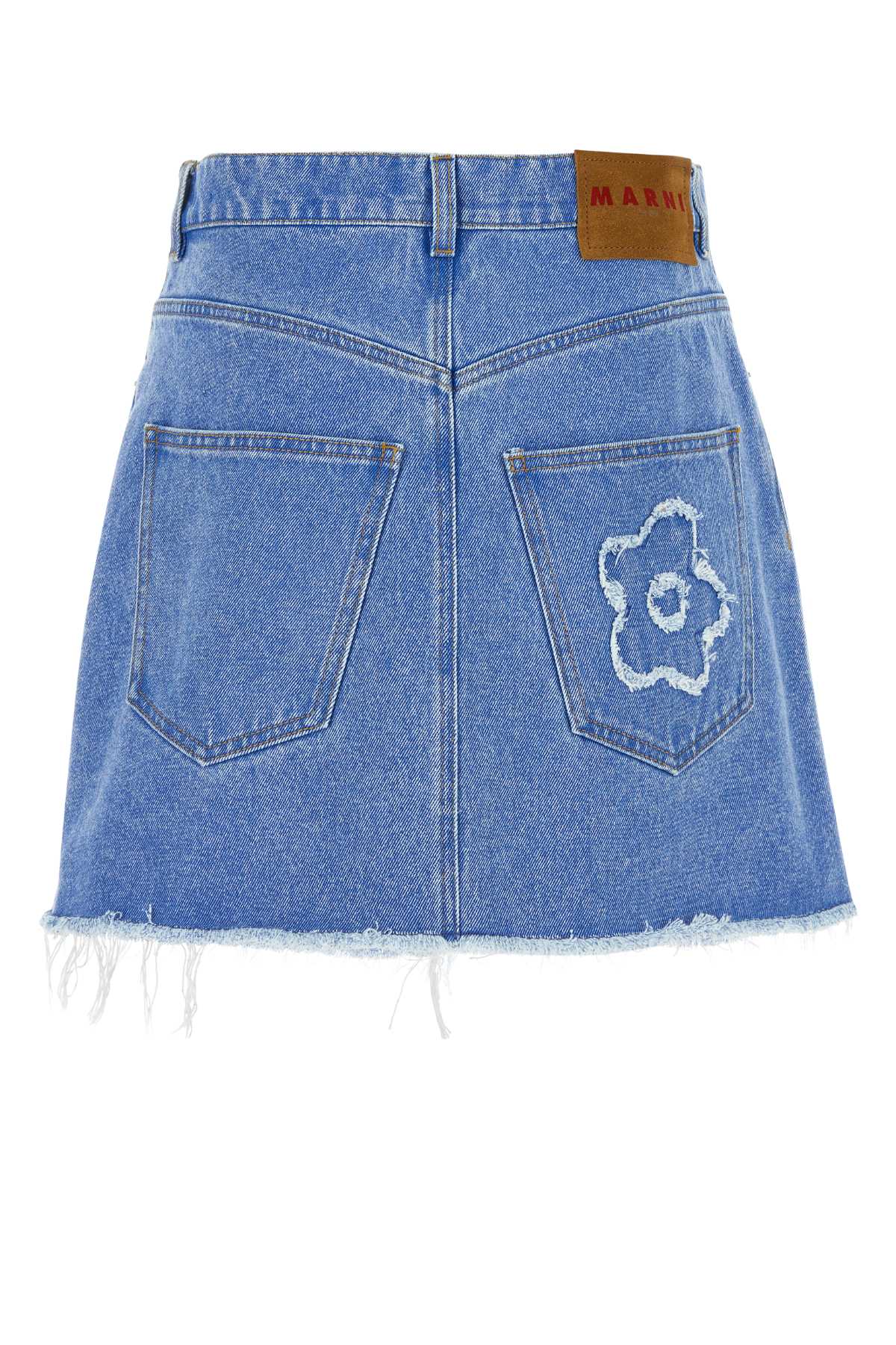 MARNI Essential Mini Denim Skirt