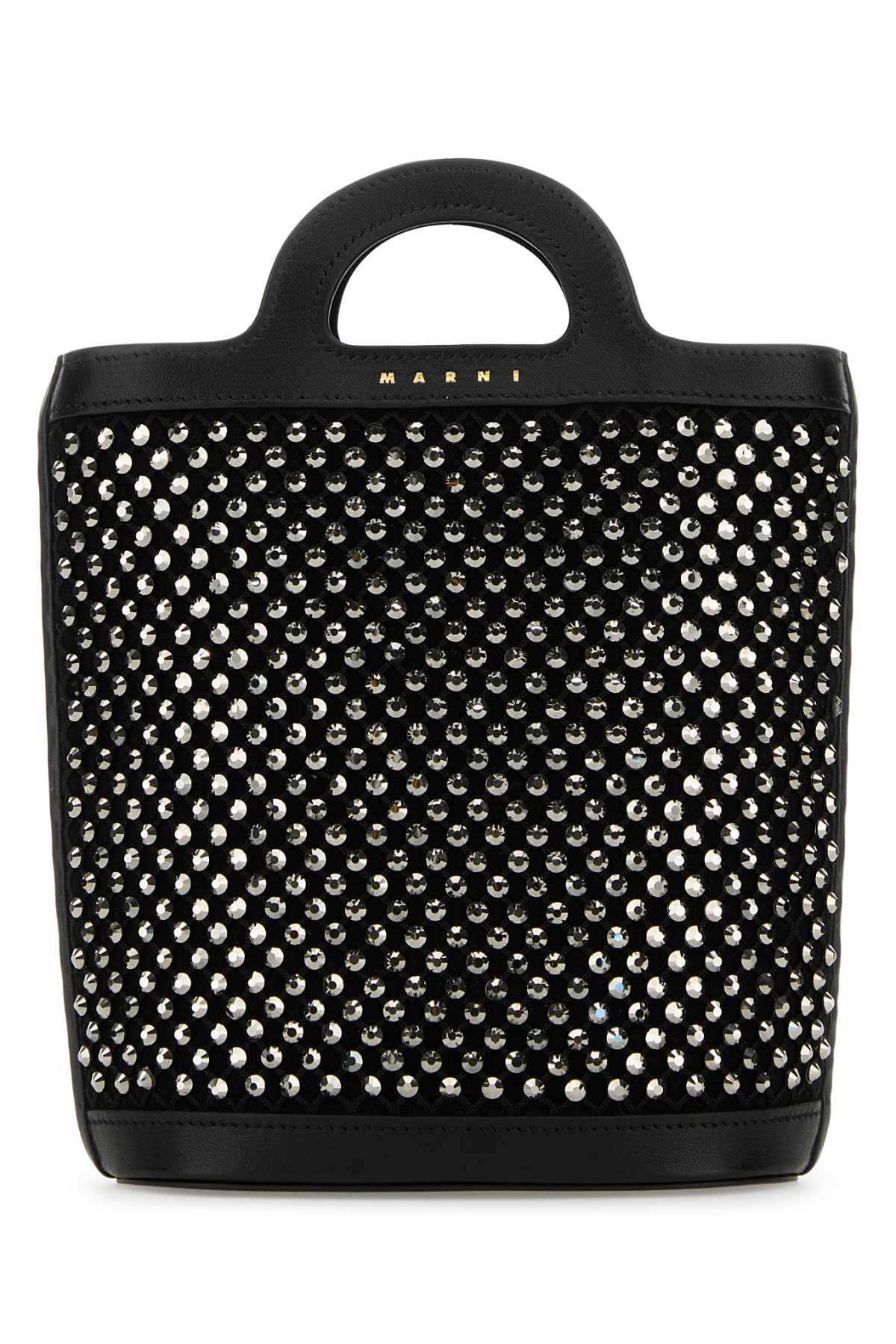 MARNI Mini Embellished Mesh Tropicalia Handbag