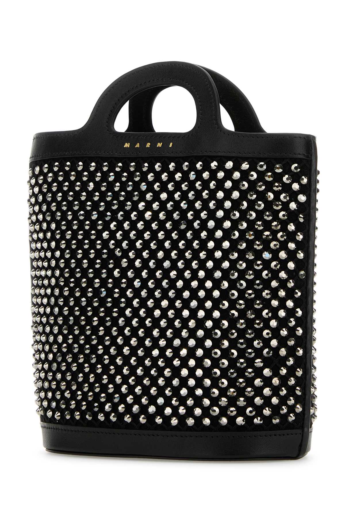 MARNI Mini Embellished Mesh Tropicalia Handbag