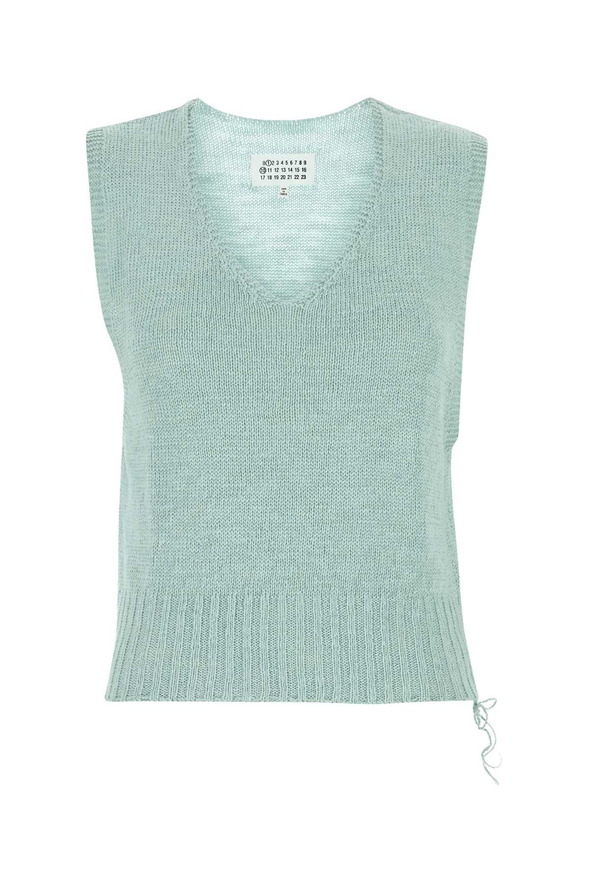 MAISON MARGIELA Chic Hemp Knit Vest for Women - Spring 2025