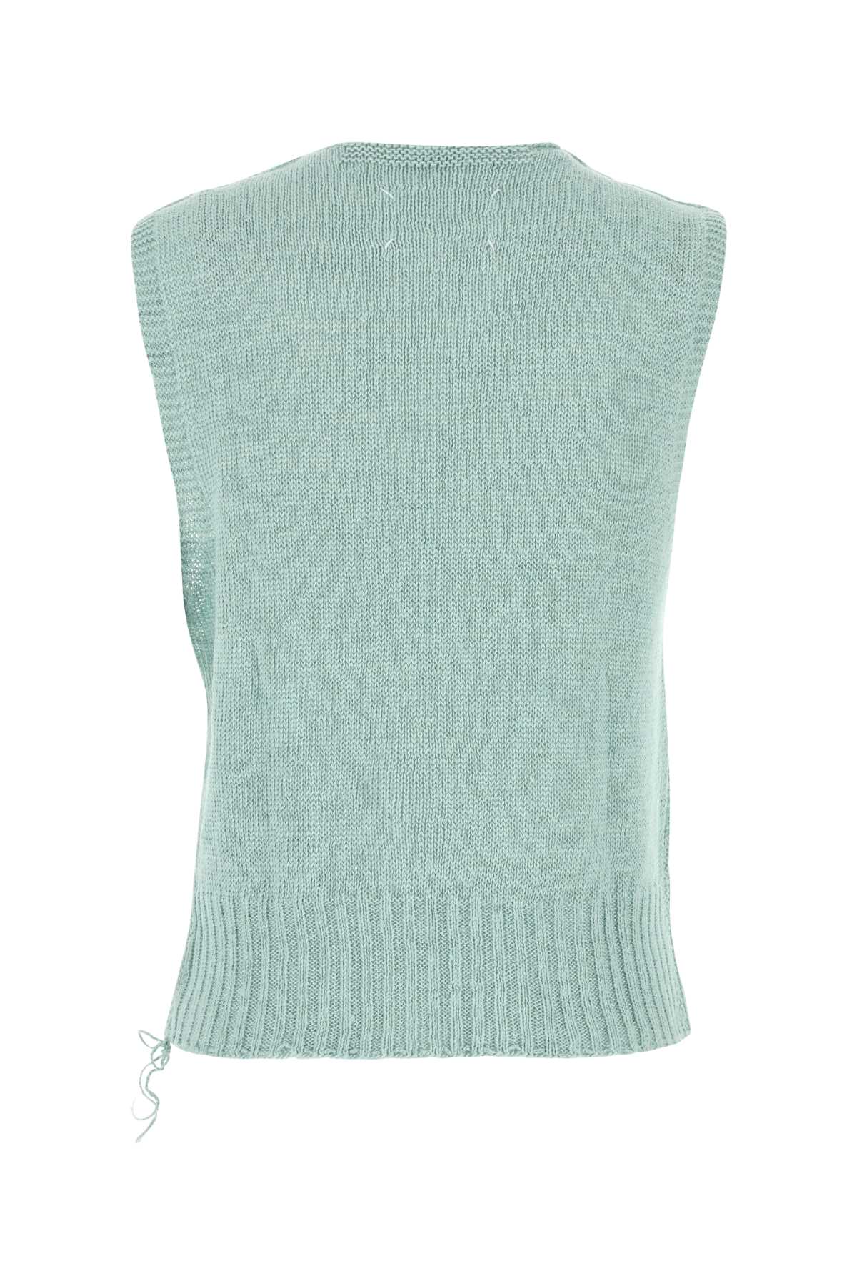 MAISON MARGIELA Chic Hemp Knit Vest for Women - Spring 2025