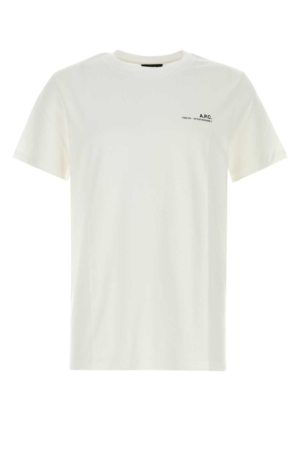 A.P.C. Classic Cotton T-Shirt for Men - FW25 Collection