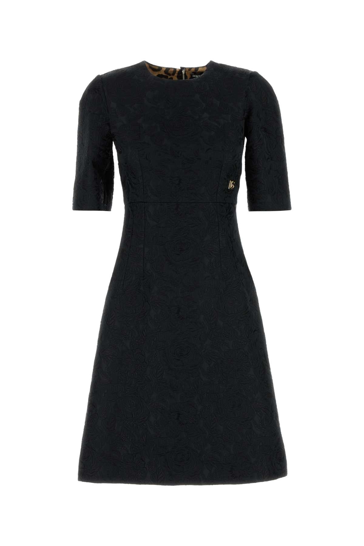 DOLCE & GABBANA Elegant Brocade Mini Dress for Women