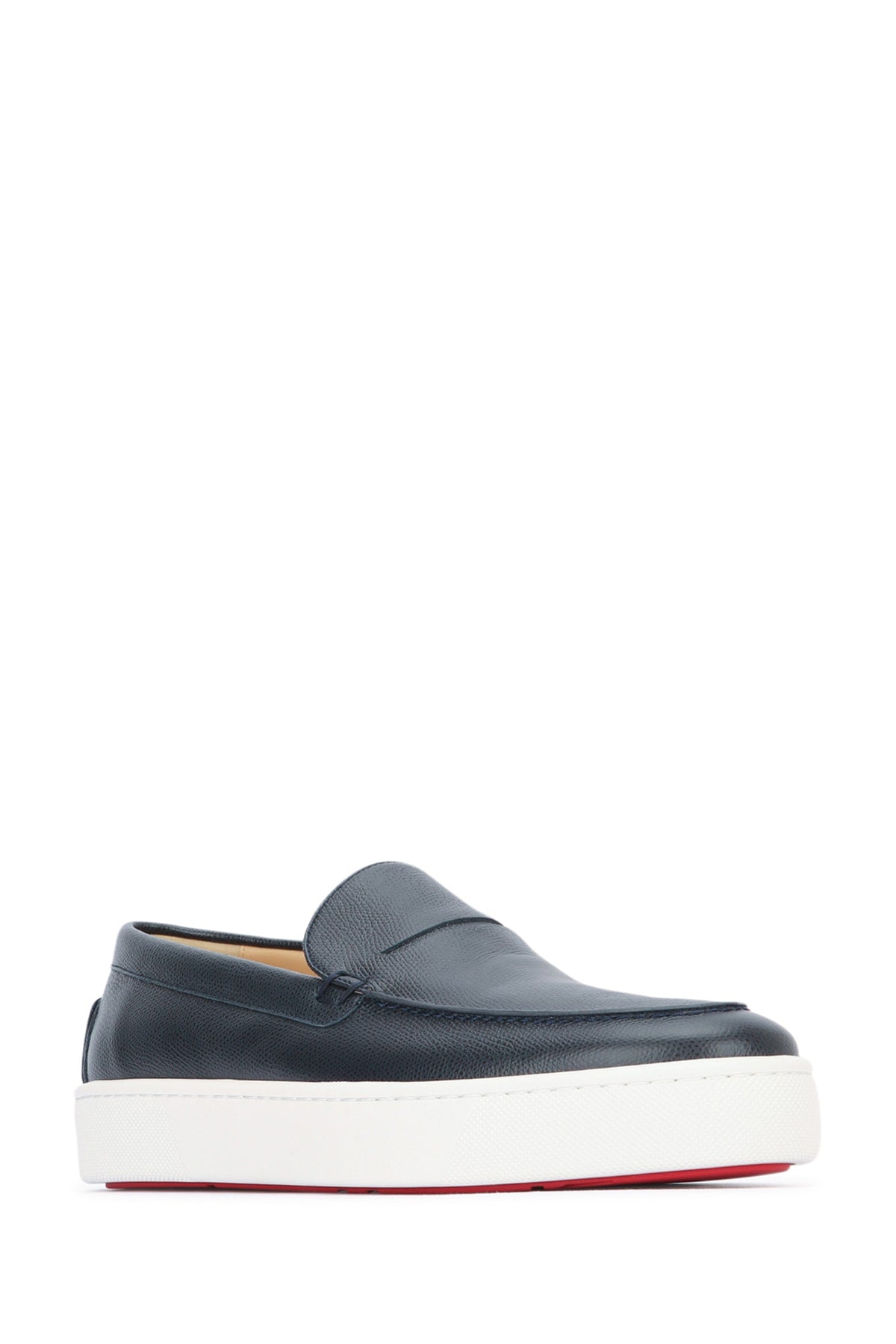 CHRISTIAN LOUBOUTIN Elegant Leather Loafers for Men