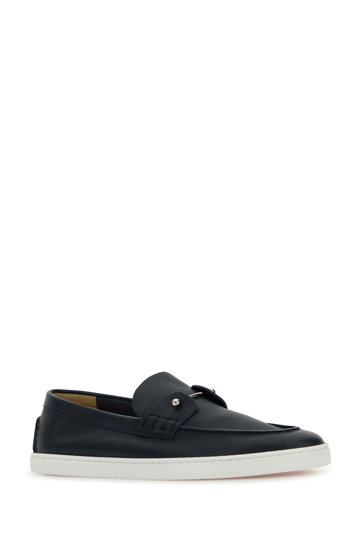 CHRISTIAN LOUBOUTIN Chic Leather Loafers for Modern Men