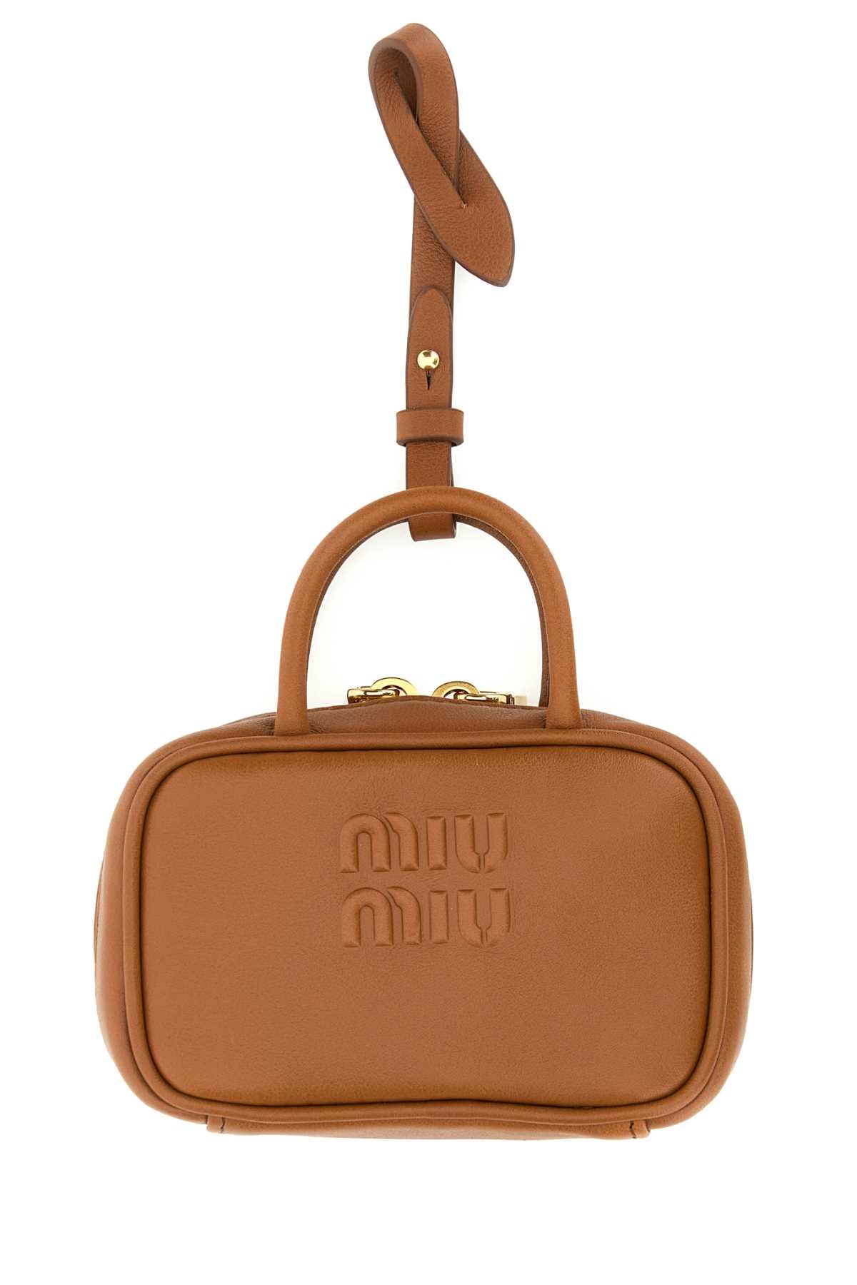 MIU MIU Mini Leather Keyring Necessaire