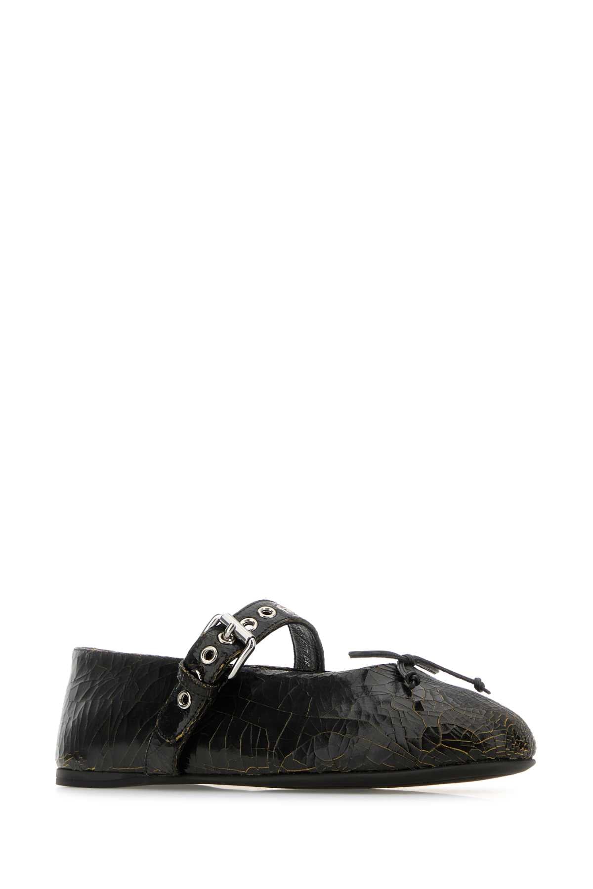 MIU MIU Elegant Leather Ballerinas for Women