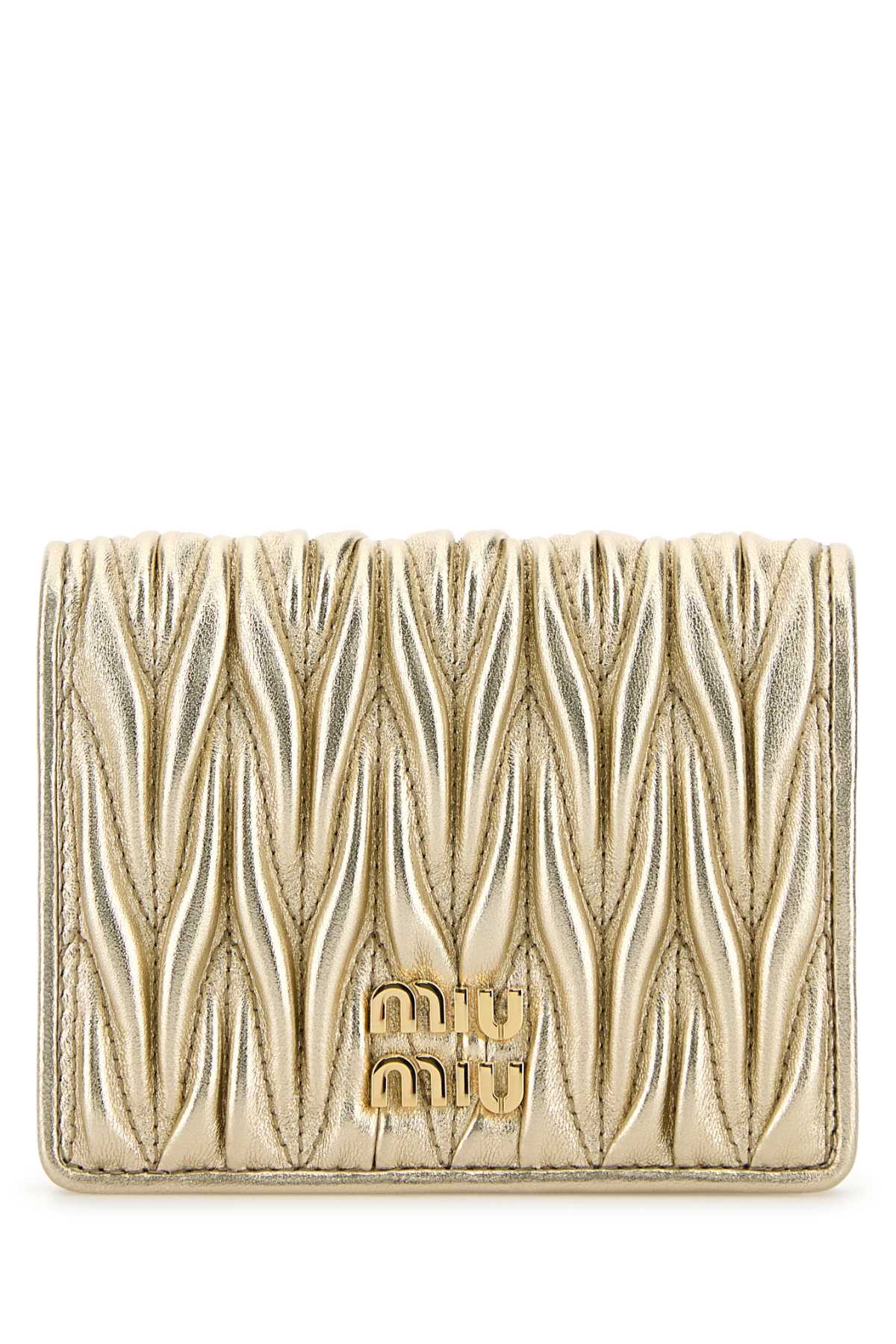MIU MIU Mini Leather Wallet - Elegant and Chic Design
