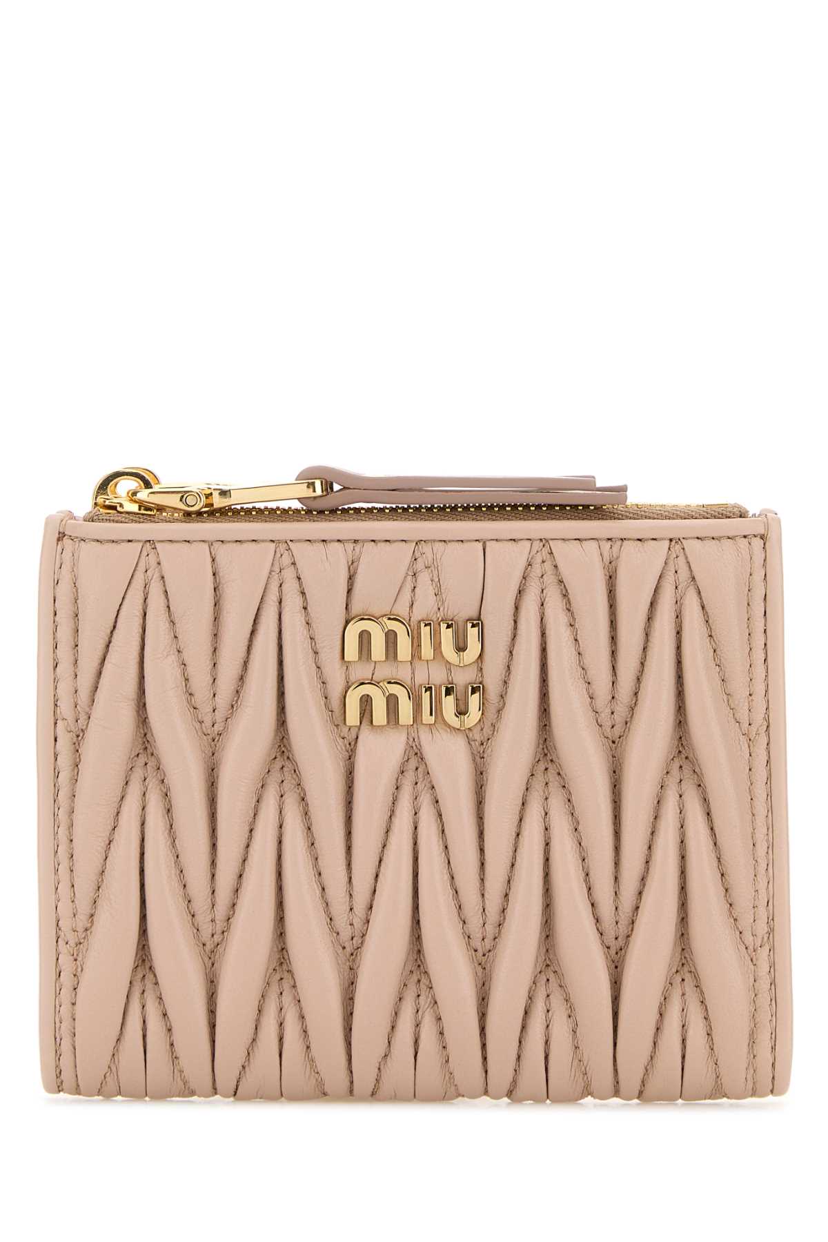 MIU MIU Mini Leather Wallet - Classically Chic and Versatile