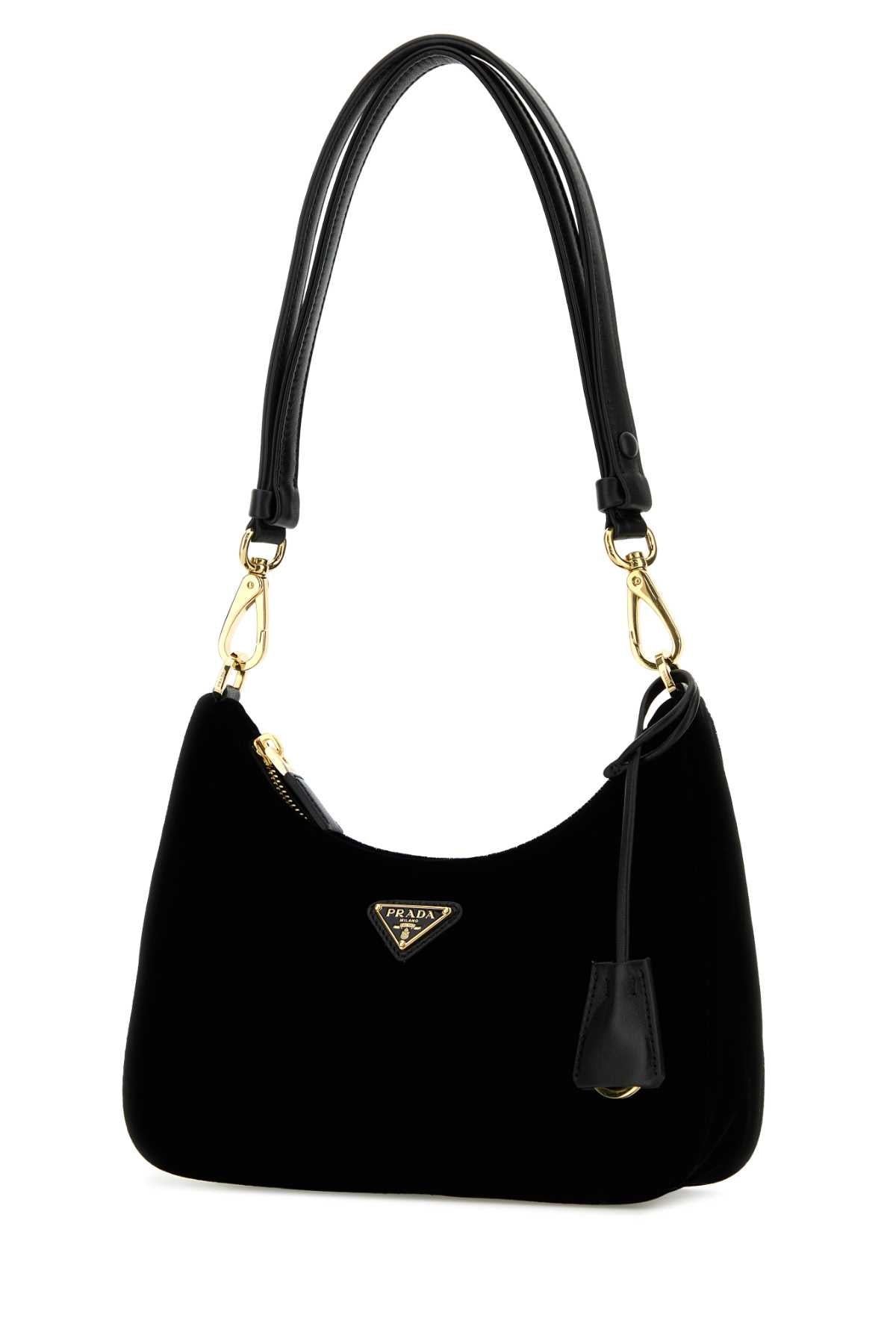 PRADA Mini Velvet Re-Edition Shoulder Handbag