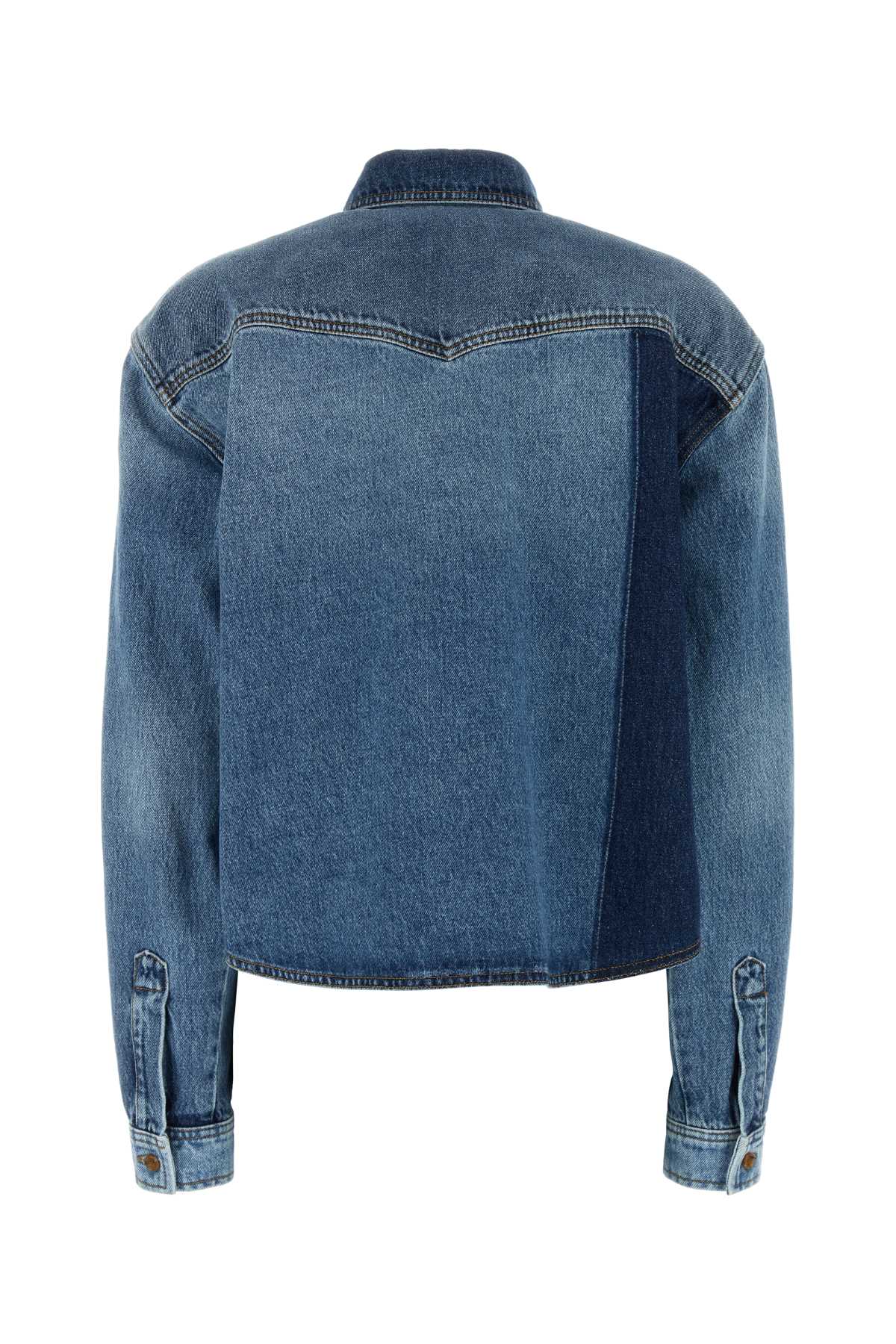 PHILOSOPHY DI LORENZO SERAFINI Stylish Denim Shirt for Women - SS25 Collection