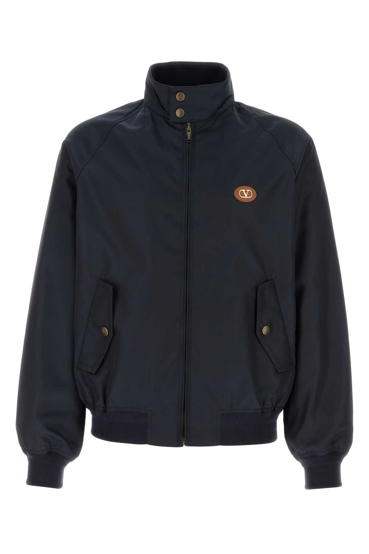 VALENTINO GARAVANI Navy Nylon Jacket for Men