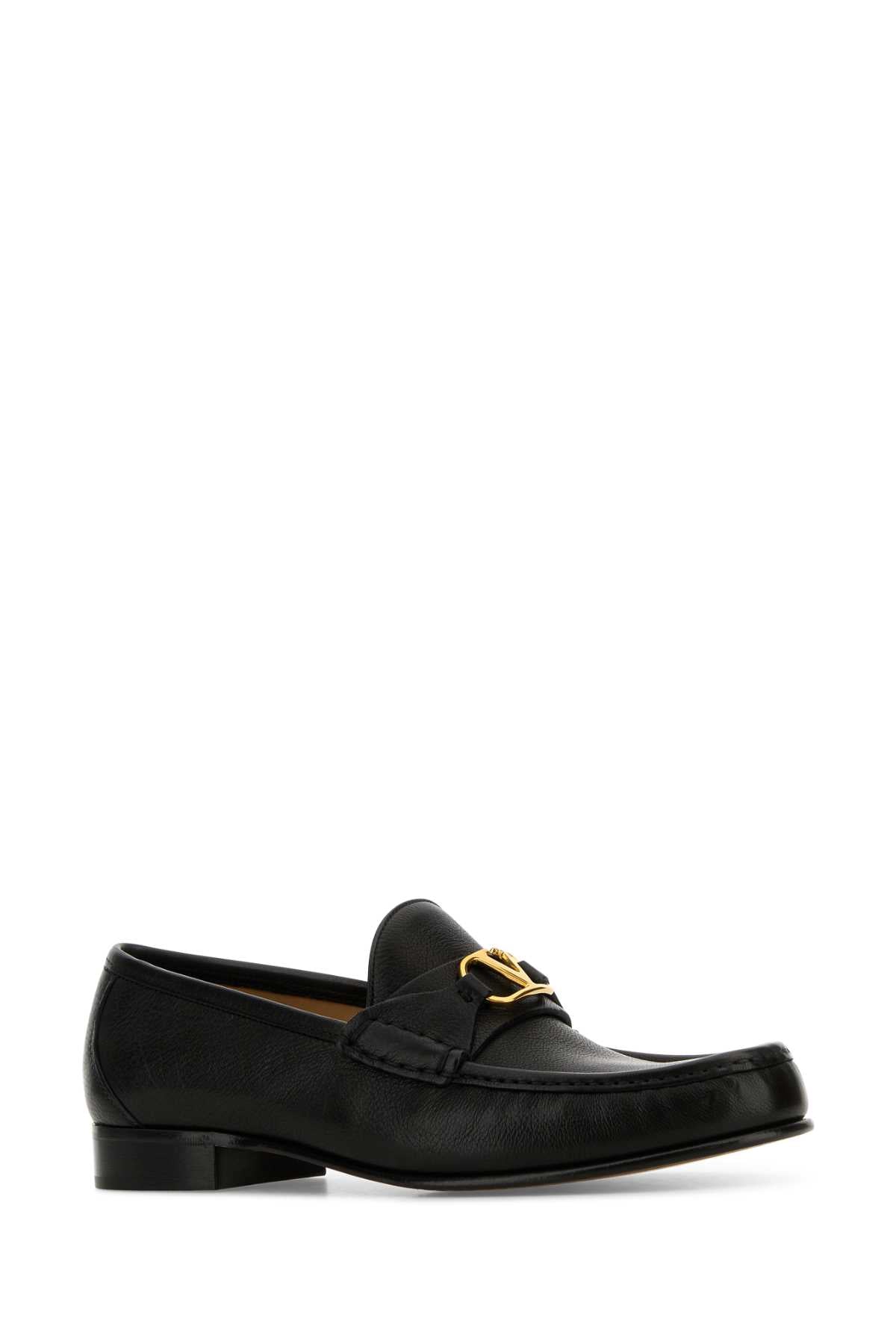 VALENTINO GARAVANI Classic Leather VLogo Loafers for Men