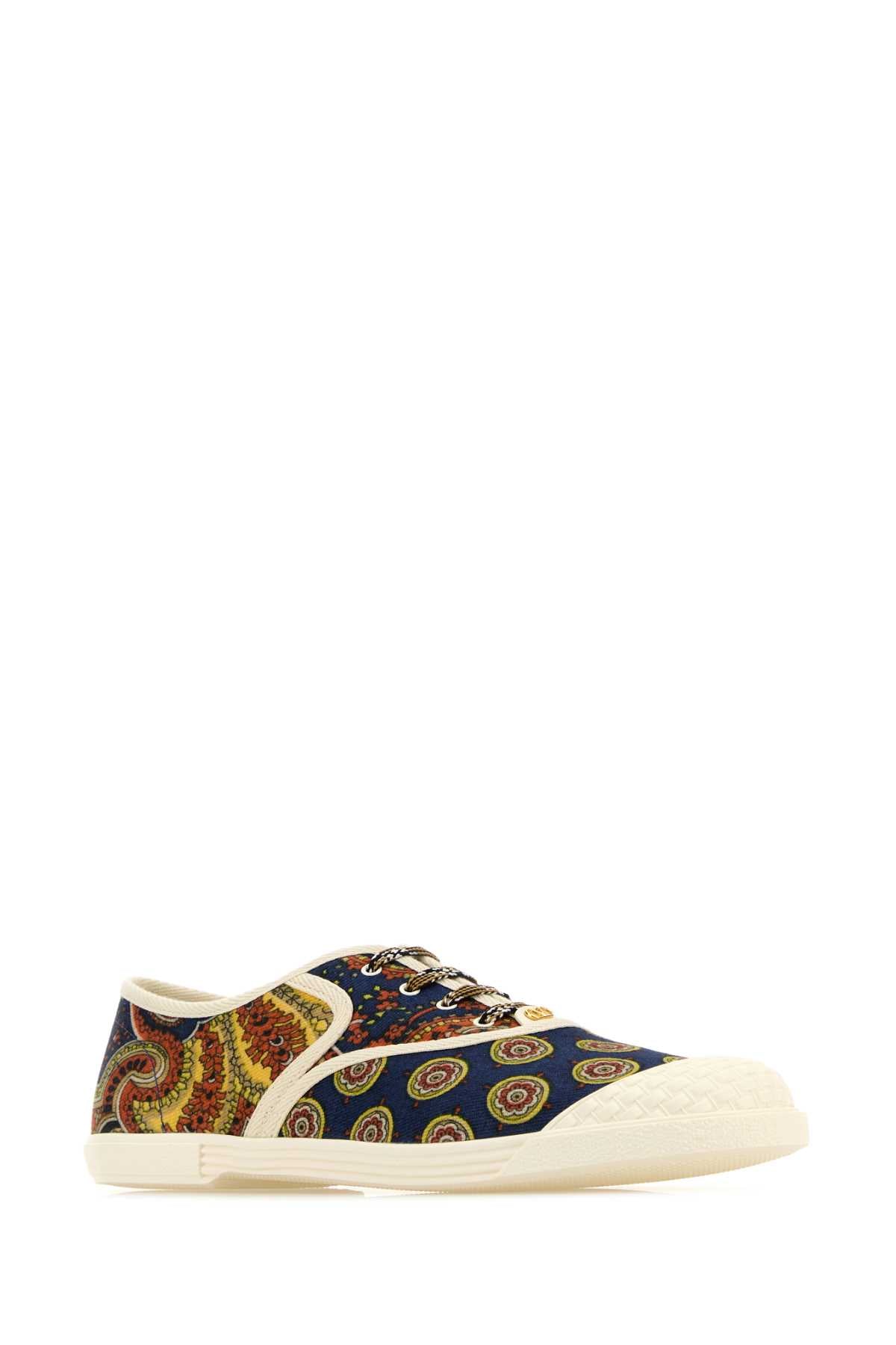 VALENTINO GARAVANI Printed Fabric Bay By Bay Sneaker for Men