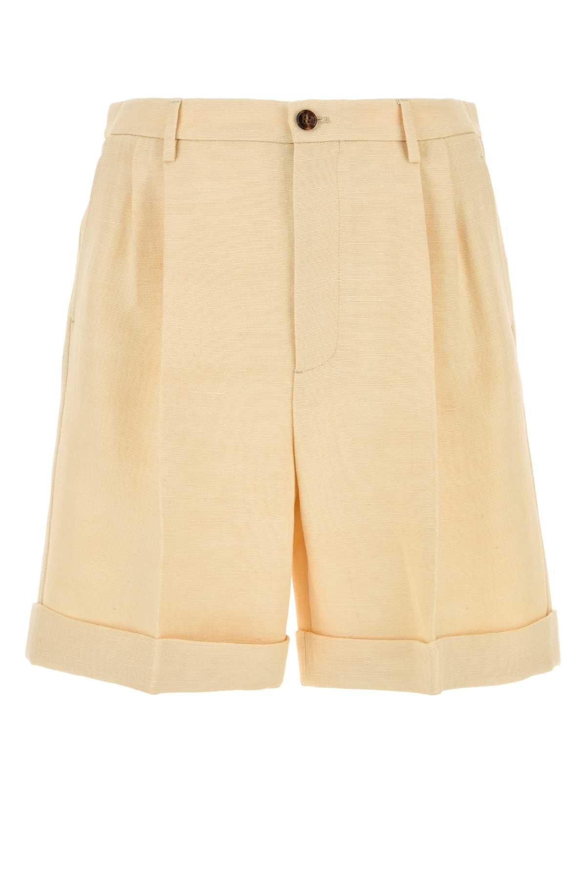 VALENTINO GARAVANI Bermuda Mini Jute Shorts for Men