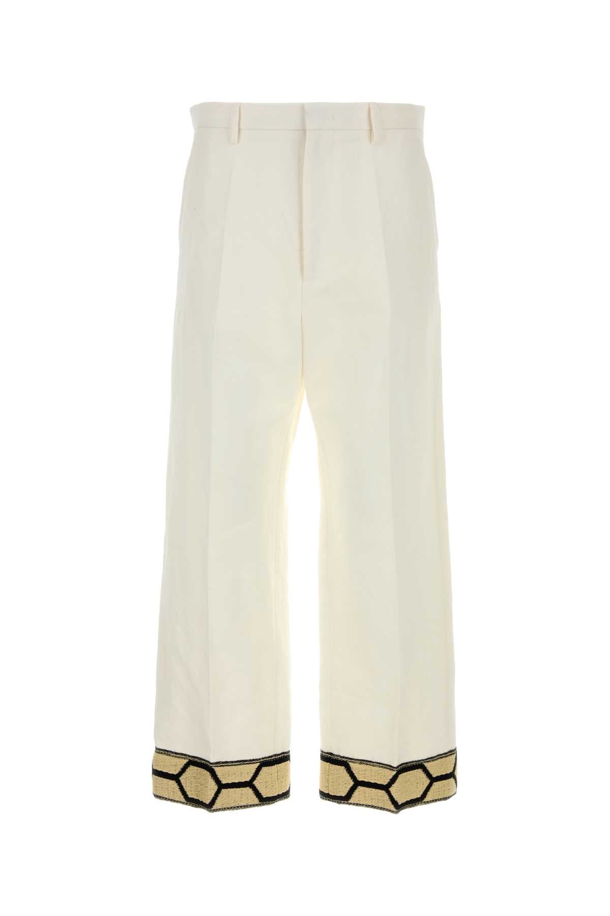 VALENTINO GARAVANI Cotton Blend Pants for Men - Stylish Summer Essentials