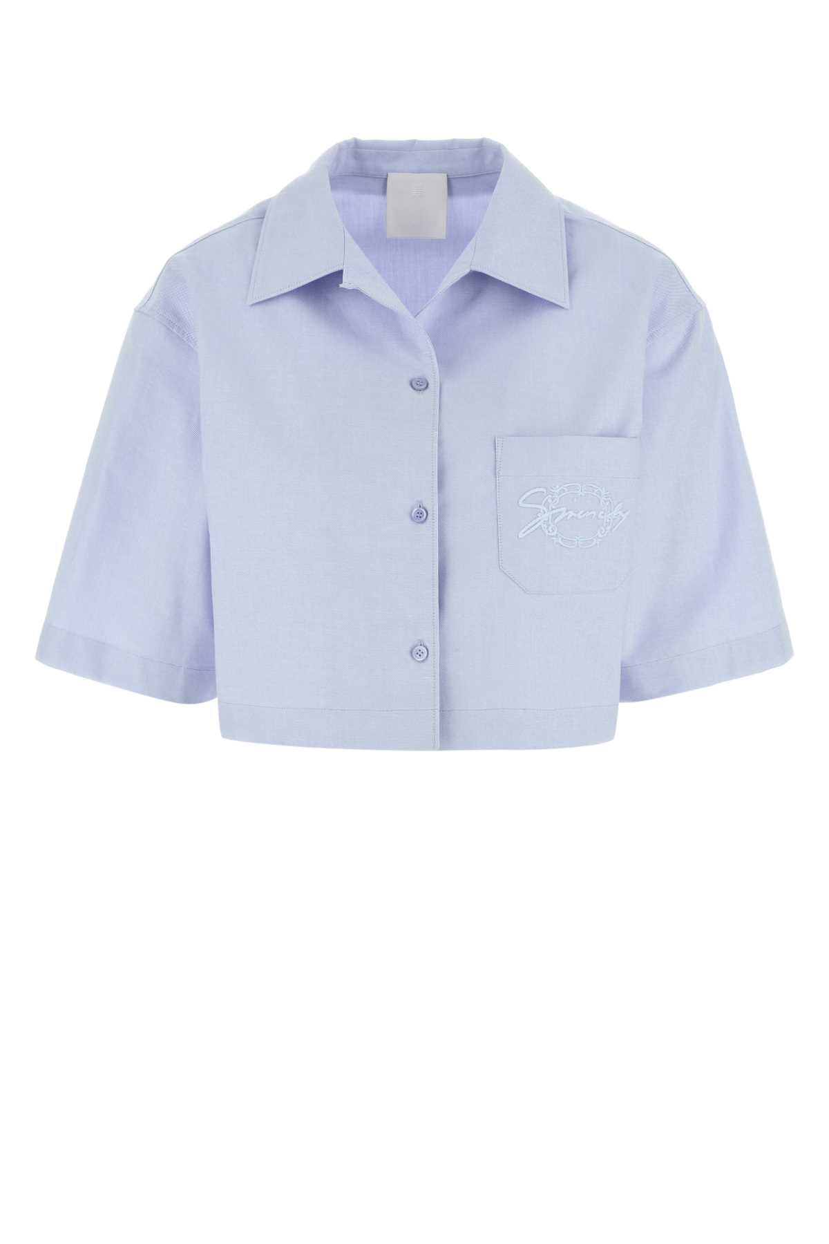 GIVENCHY Light Blue Cotton Shirt for Women
