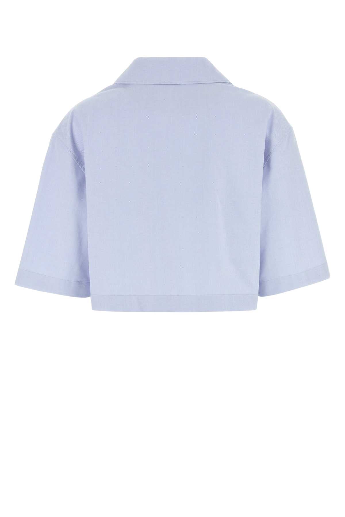 GIVENCHY Light Blue Cotton Shirt for Women