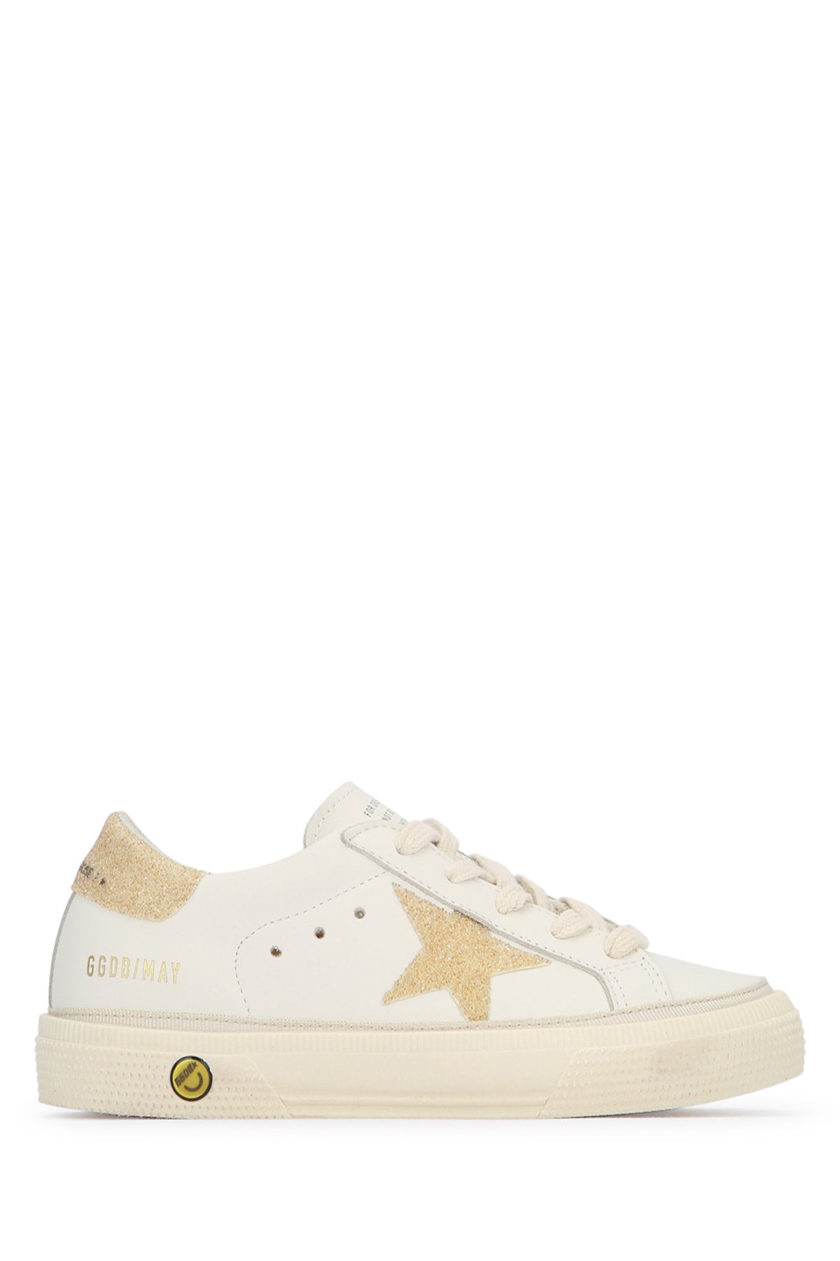 GOLDEN GOOSE KIDS Mini Leather Upper Crystal Sneakers for Kids