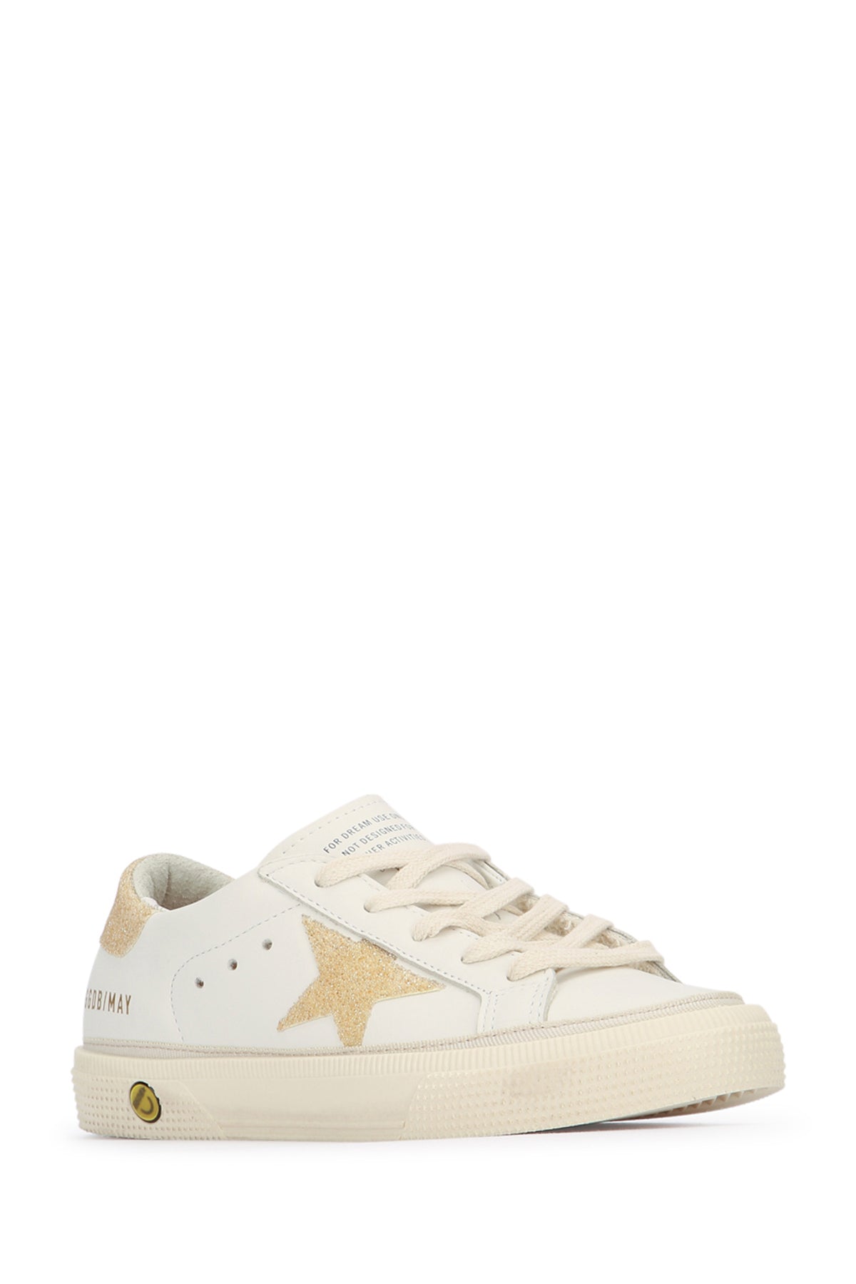 GOLDEN GOOSE KIDS Mini Leather Upper Crystal Sneakers for Kids
