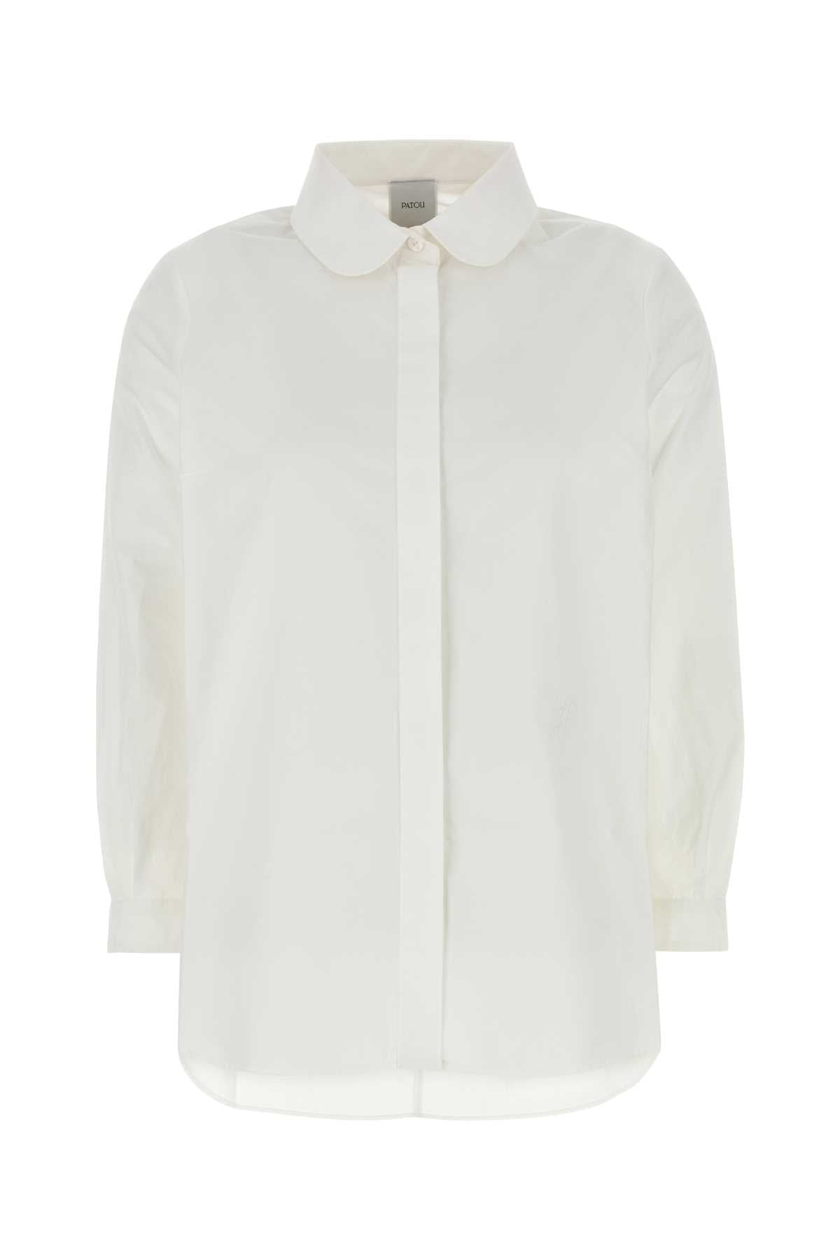 PATOU Classic Poplin Shirt for Women - SS25 Edition