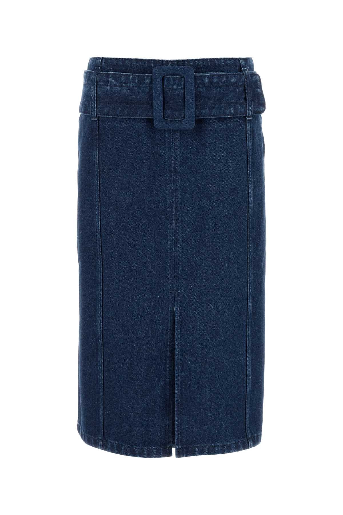 PATOU Chic Denim Skirt
