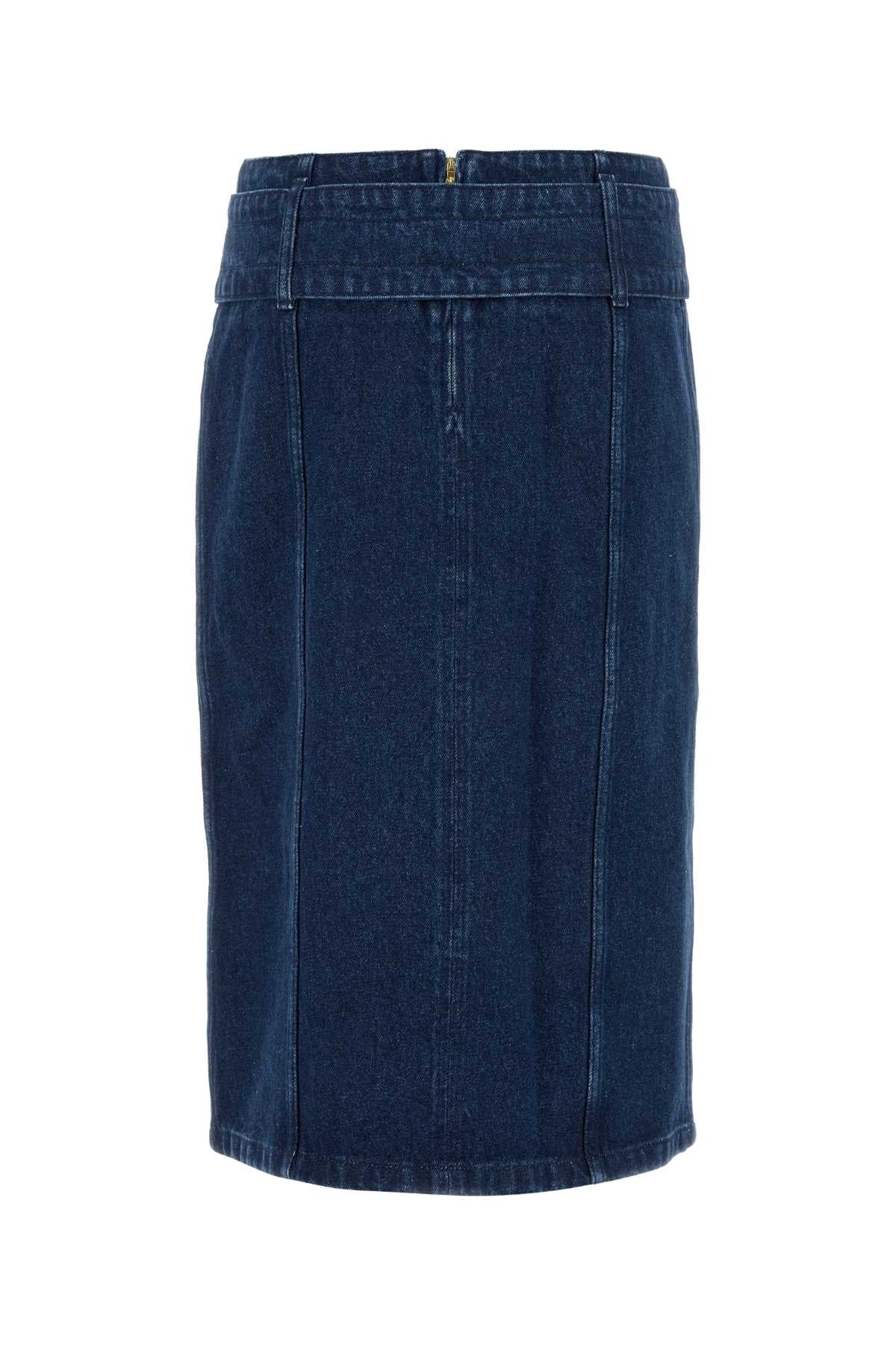 PATOU Chic Denim Skirt