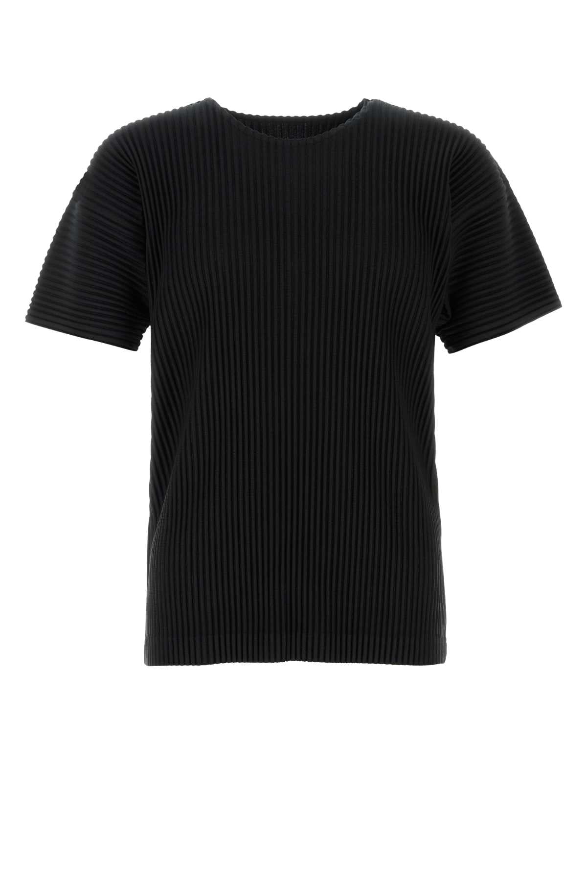 HOMME PLISSE' ISSEY MIYAKE Men's Mini Pleated Polyester T-Shirt