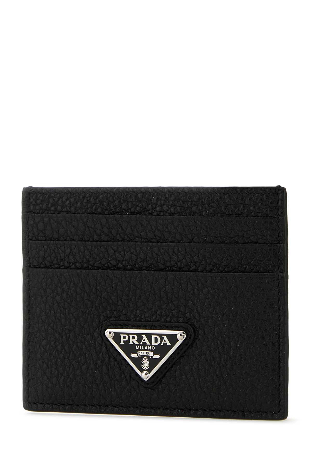PRADA Mini Leather Card Holder