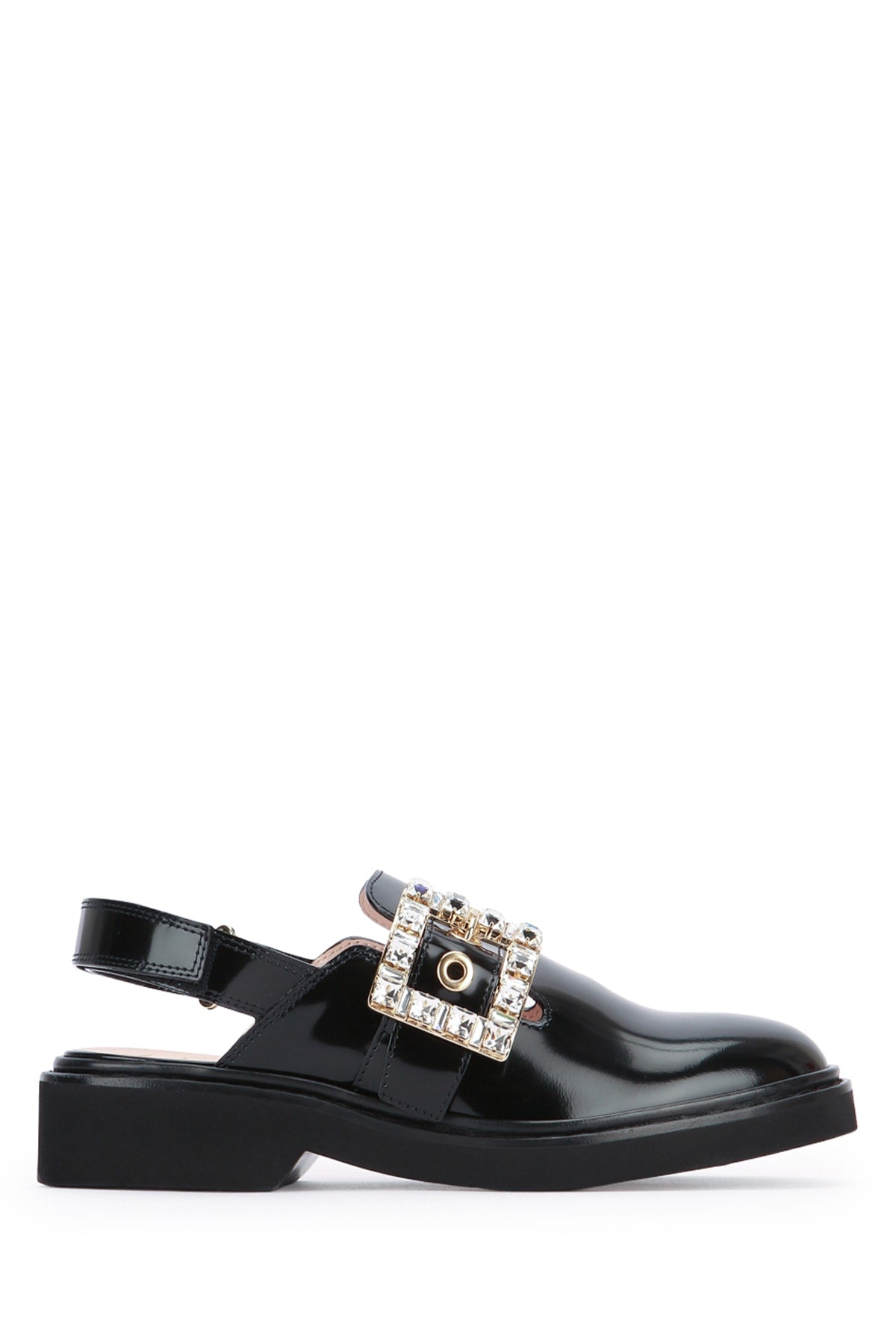 ROGER VIVIER Strass Flat Lace-Up Shoes for Women