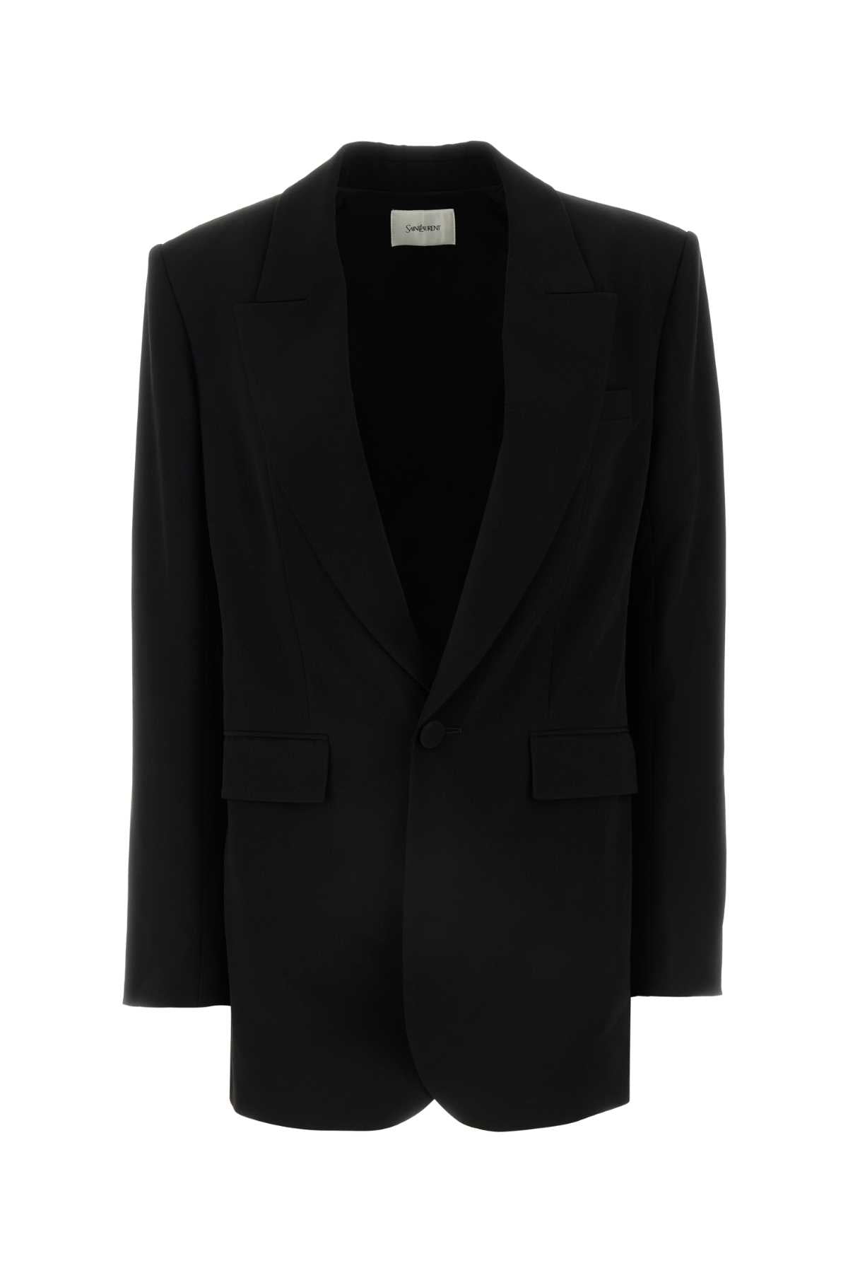 SAINT LAURENT Silk Mini Blazer for Women