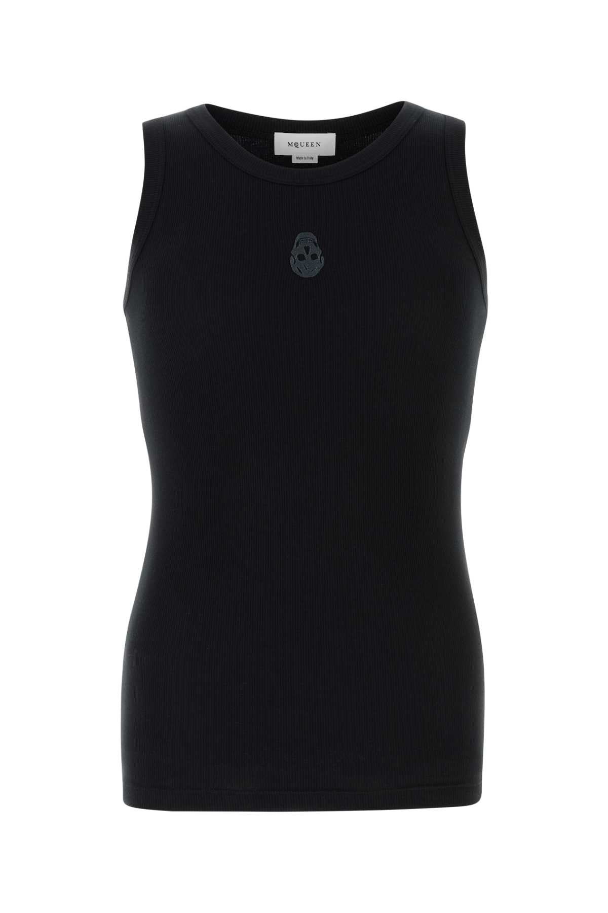 ALEXANDER MCQUEEN Stretch Cotton Tank Top