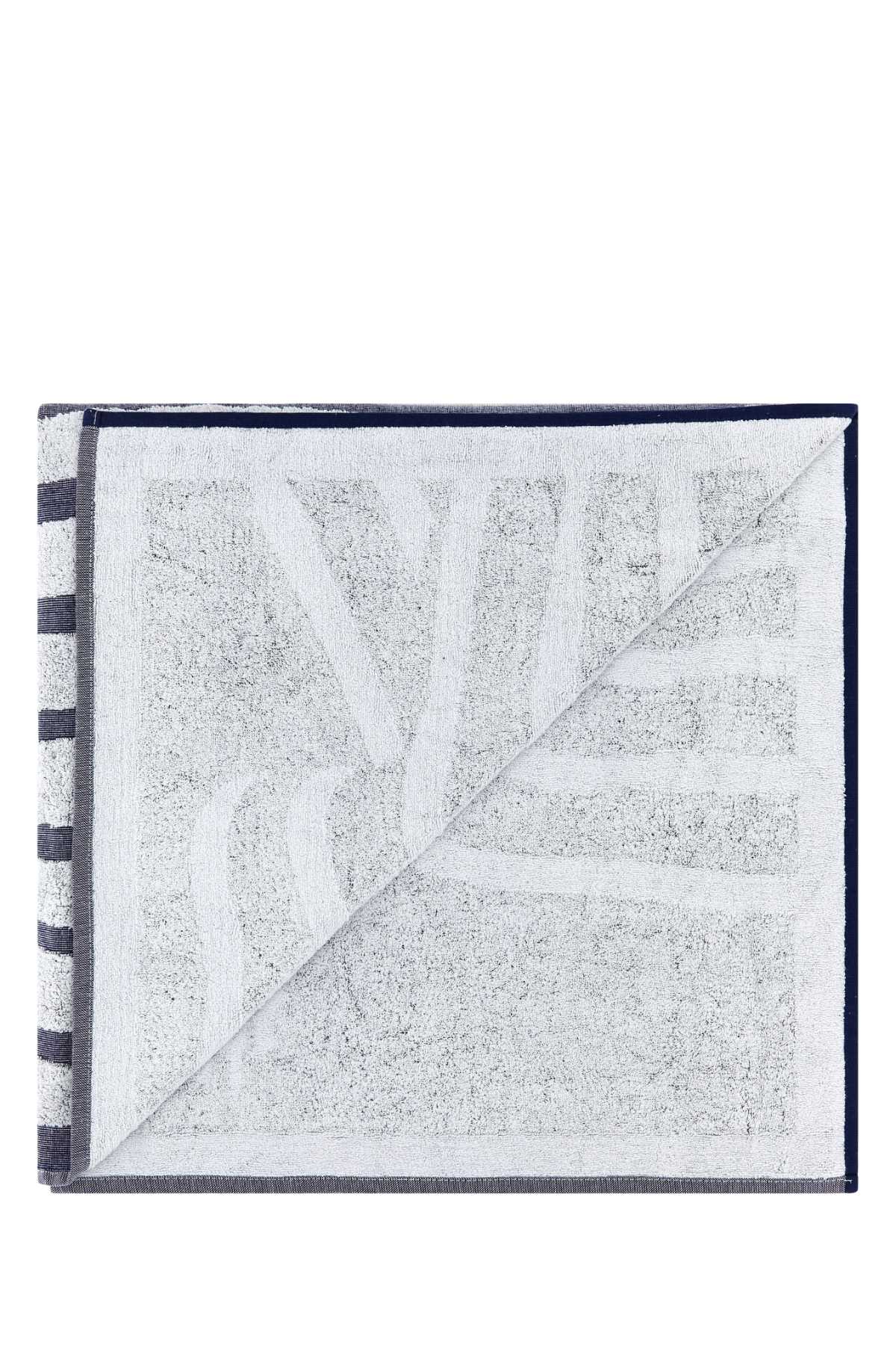 JEAN PAUL GAULTIER Embroidered Terry Fabric Beach Towel - 155 cm x 180 cm