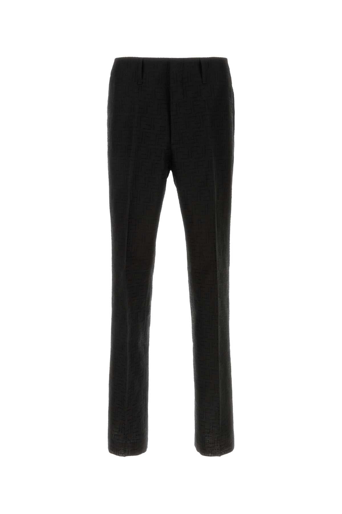 FENDI Linen Blend Pants for Men - Modern Fit