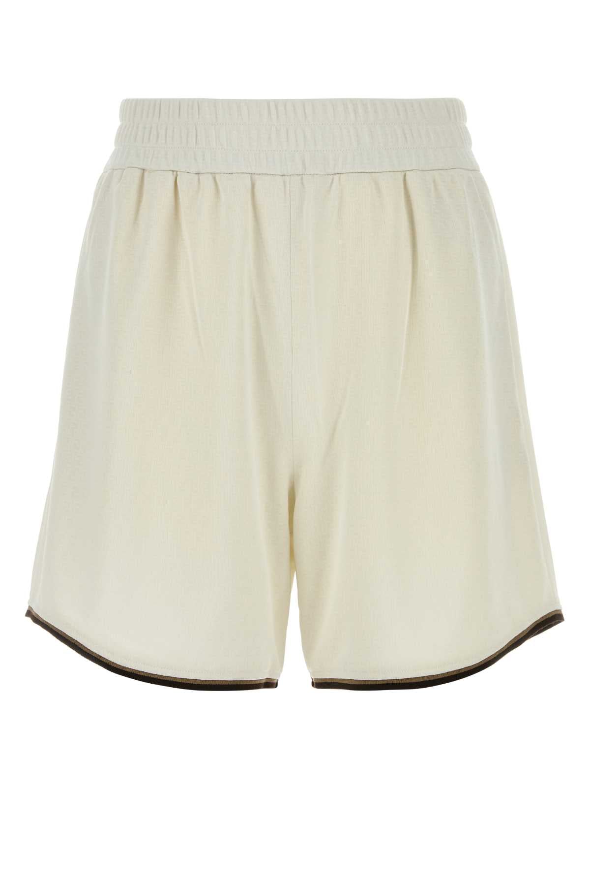 FENDI Embroidered Bermuda Shorts for Men