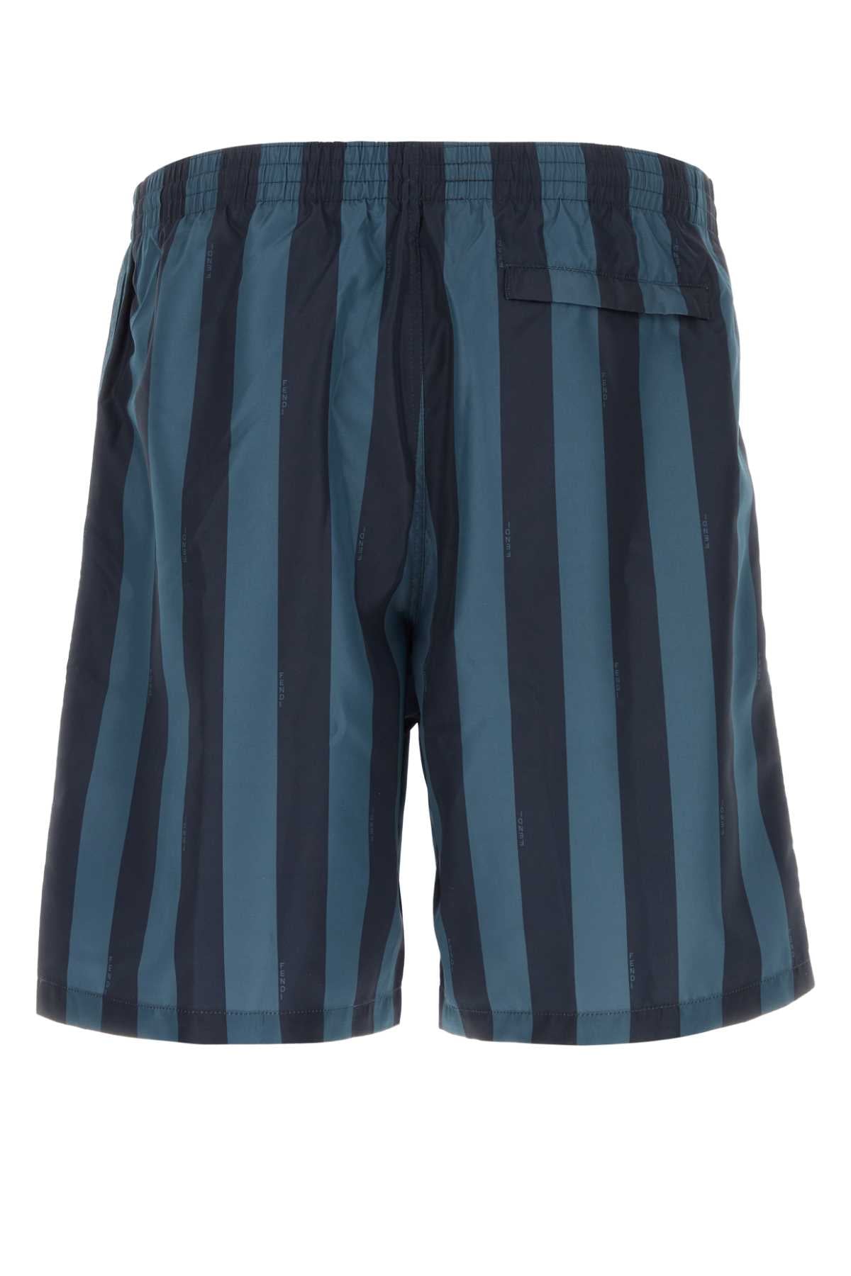 FENDI Men's Printed Mini Swimming Shorts