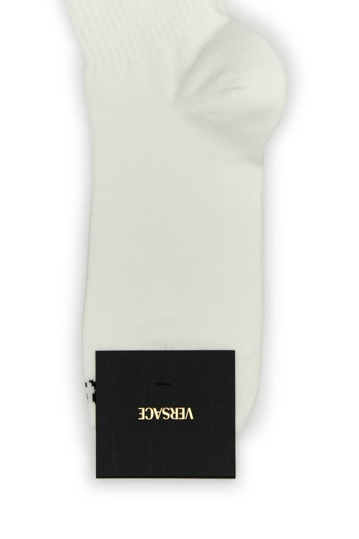 VERSACE Stretch Cotton Blend Socks for Men