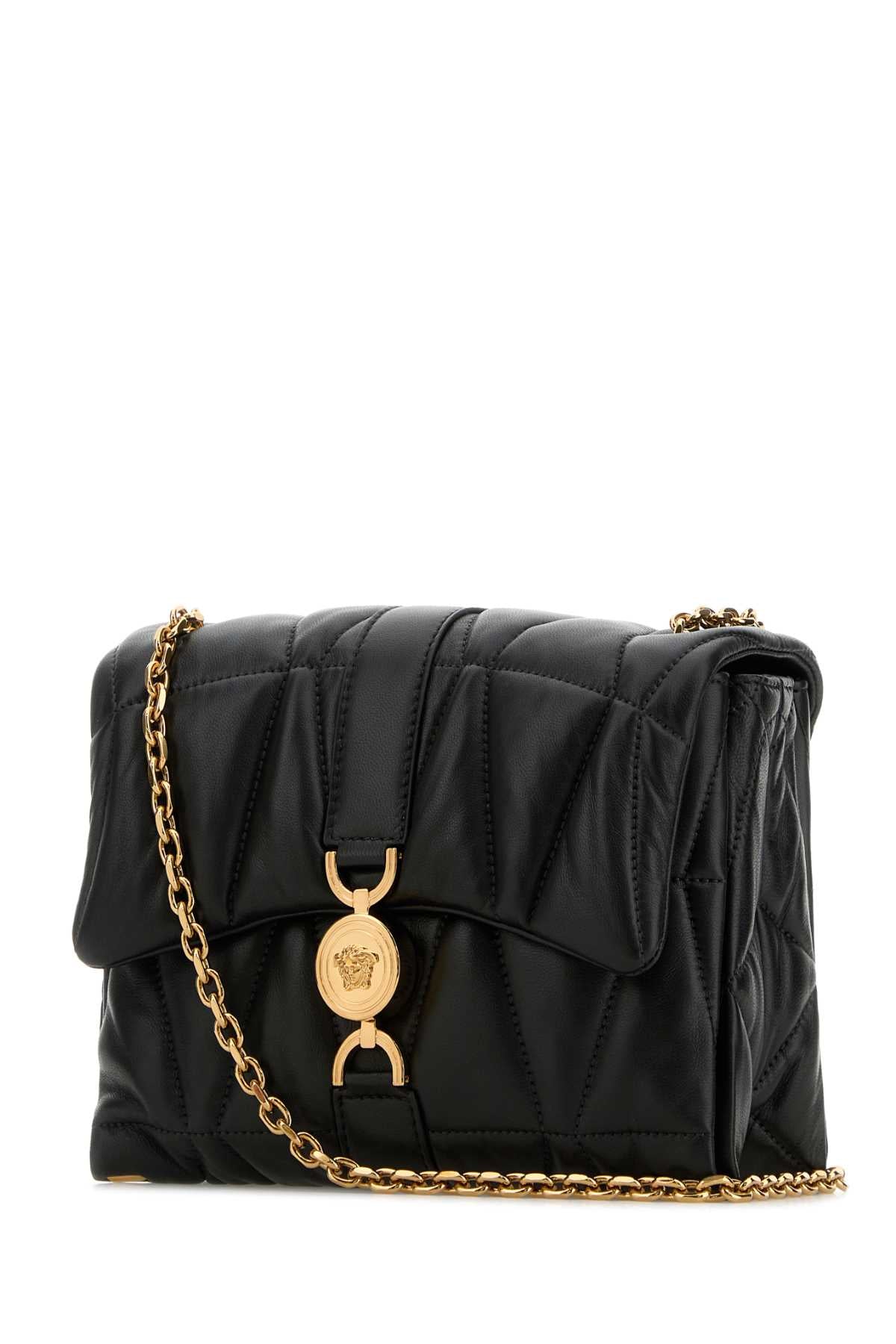 VERSACE Mini Nappa Leather Shoulder Handbag