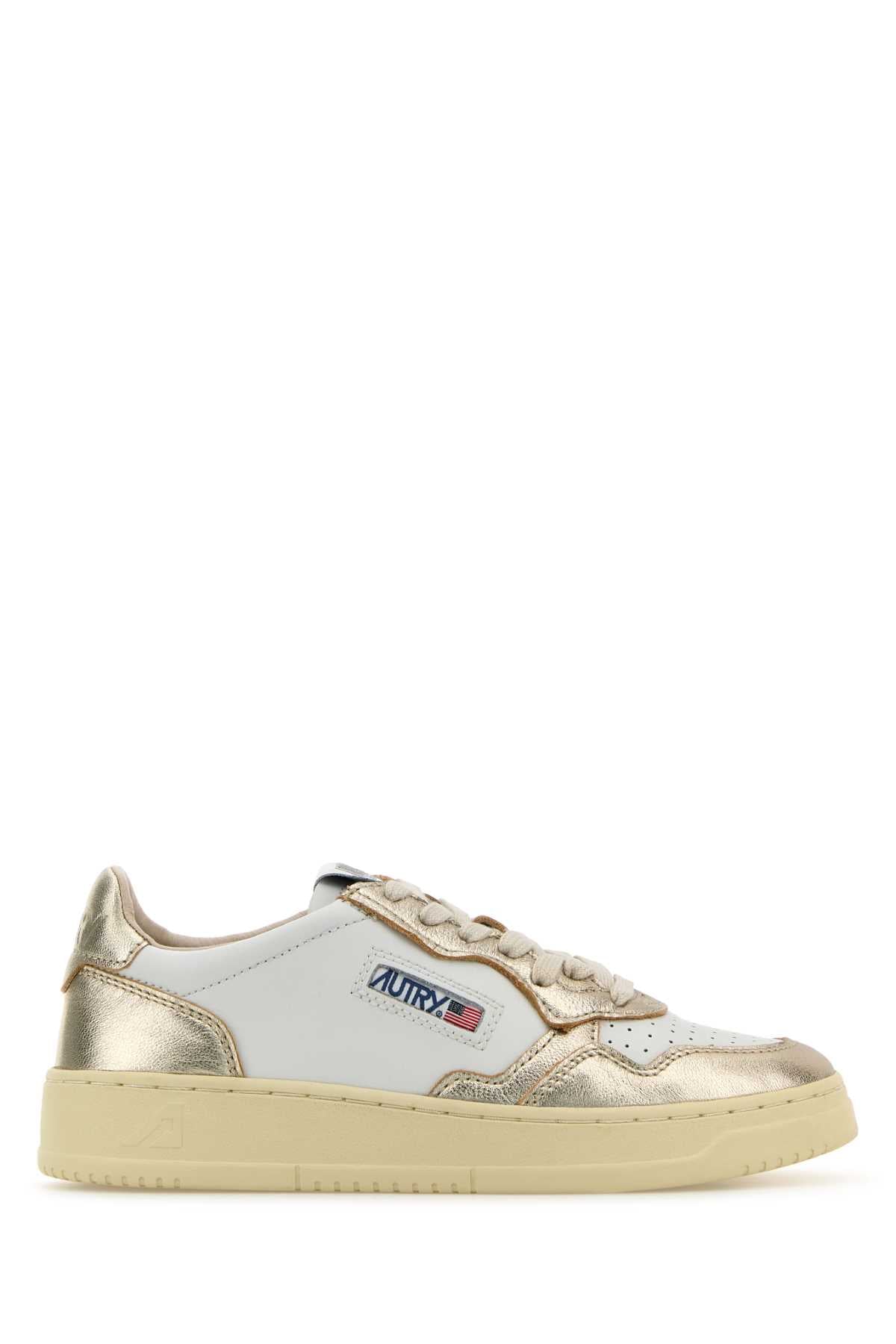 AUTRY Two-tone Leather Medalist Sneaker for Women