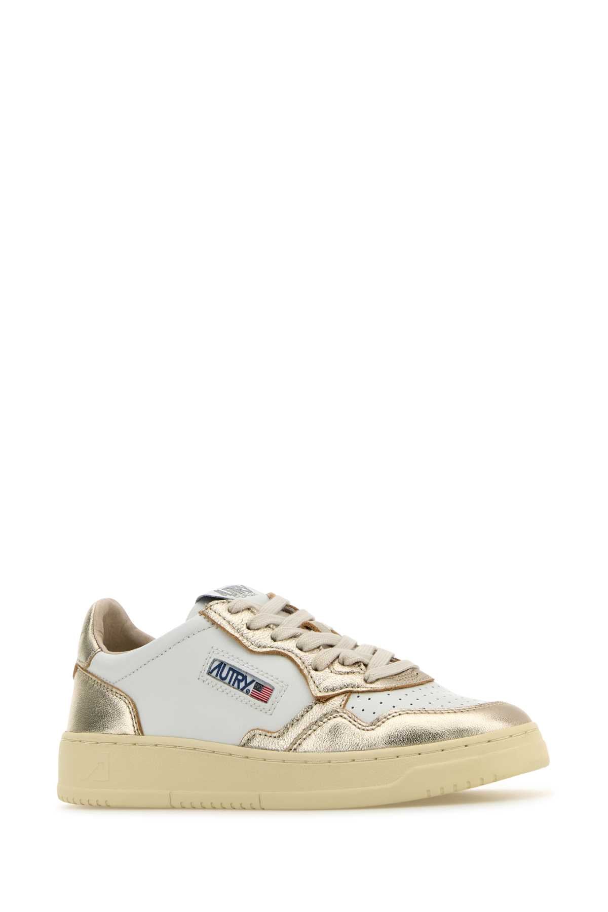 AUTRY Two-tone Leather Medalist Sneaker for Women