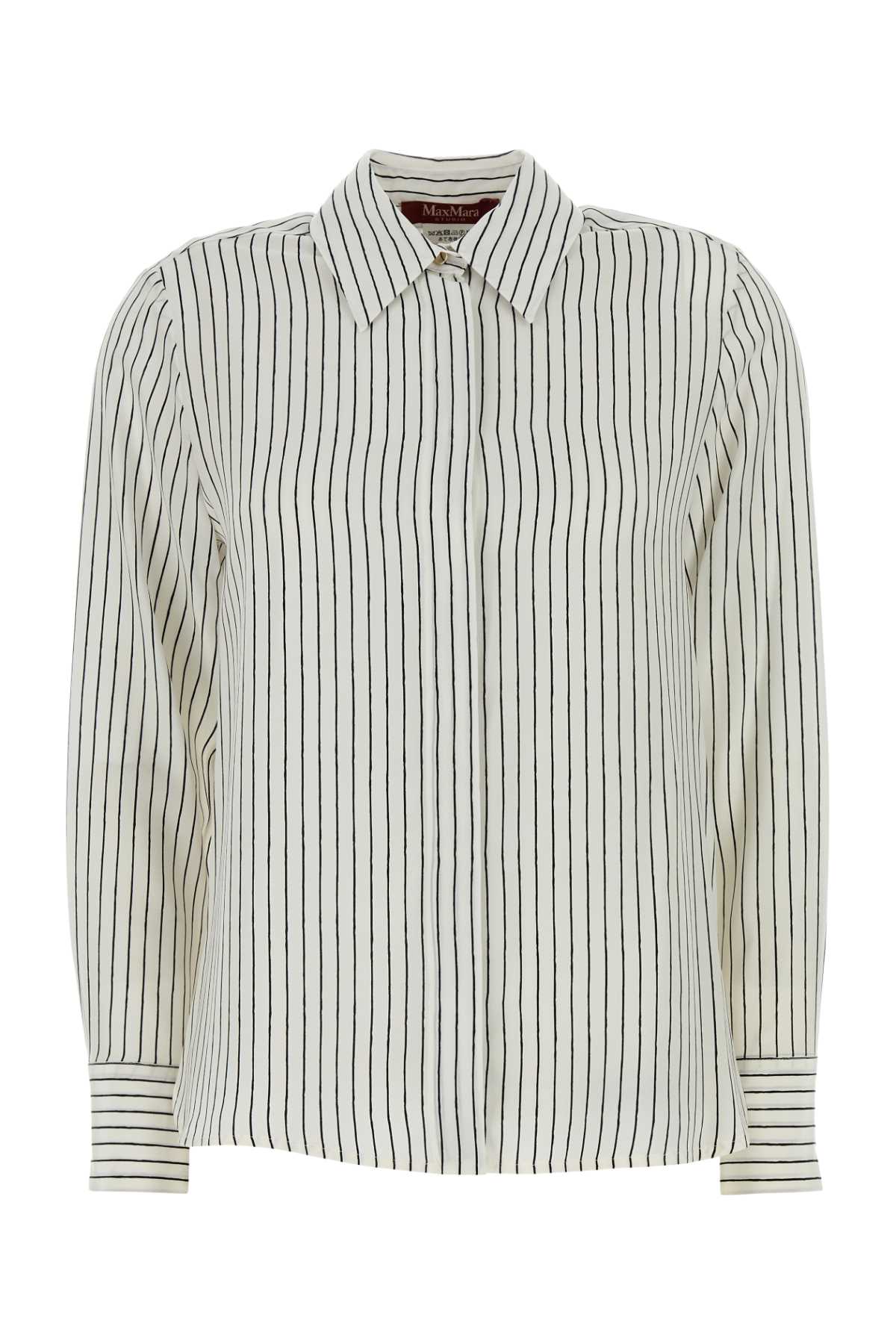 MM STUDIO Printed Silk Lama Shirt for Women