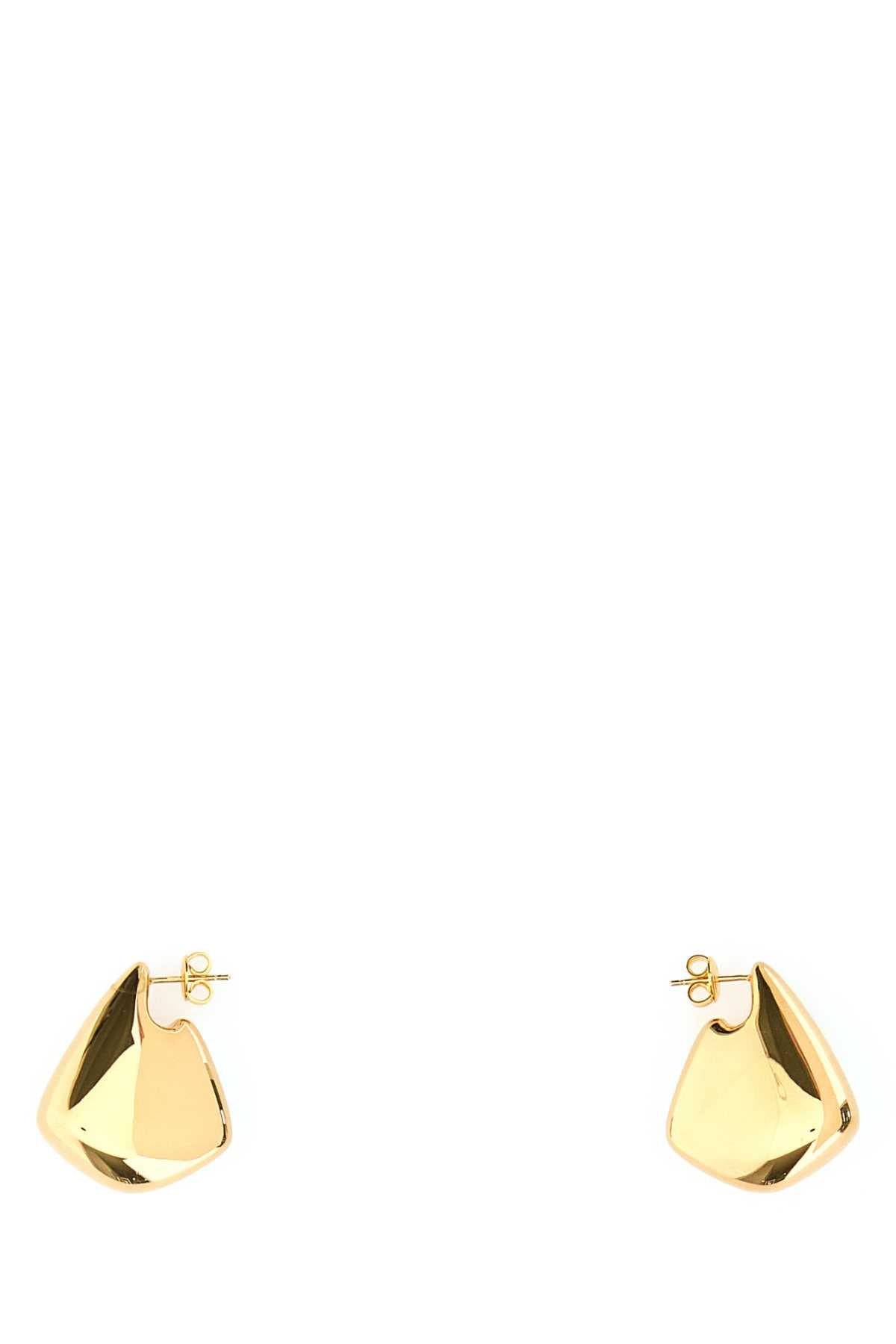 BOTTEGA VENETA Mini Gold and Silver Small Finn Earrings