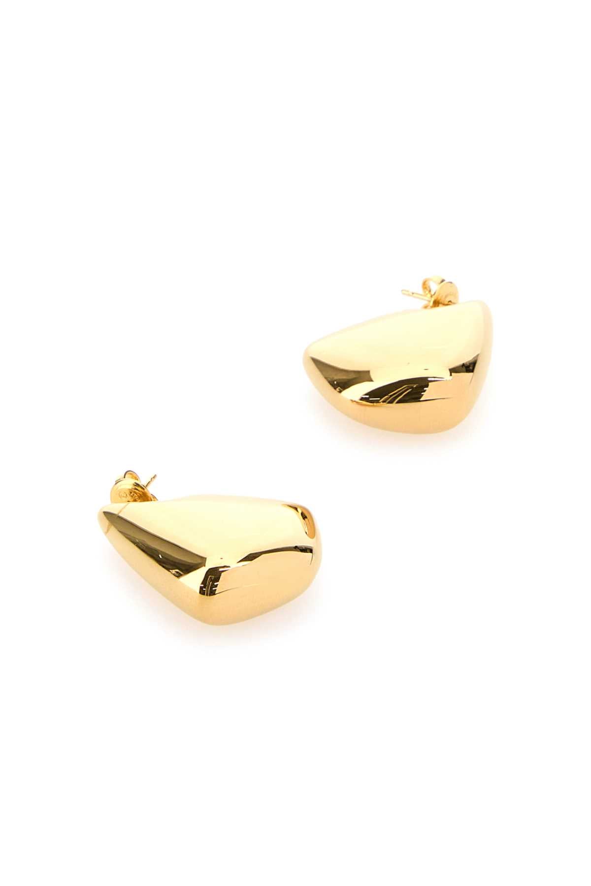 BOTTEGA VENETA Mini Gold and Silver Small Finn Earrings
