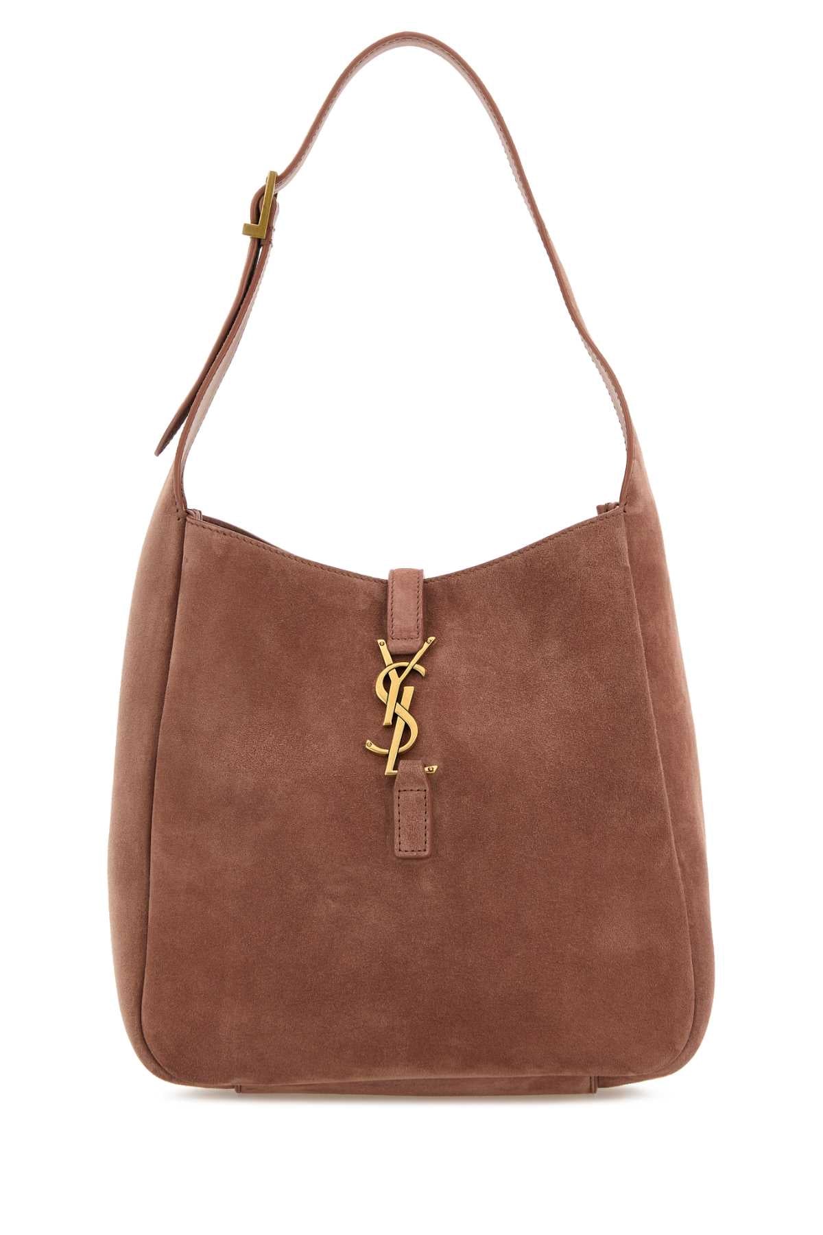 SAINT LAURENT Mini Suede Soft Shoulder Handbag