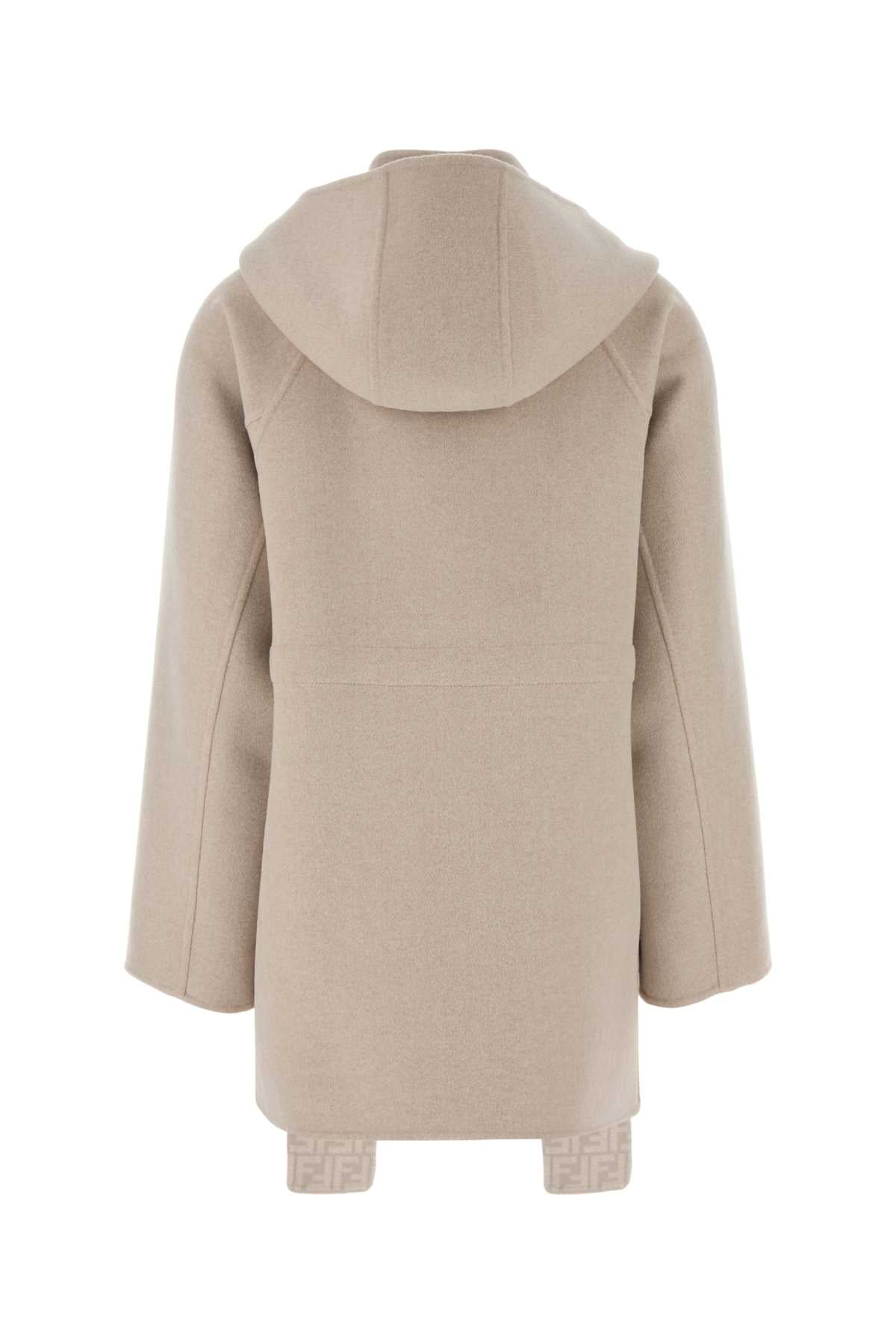 FENDI Wool Blend Parka Jacket for Women