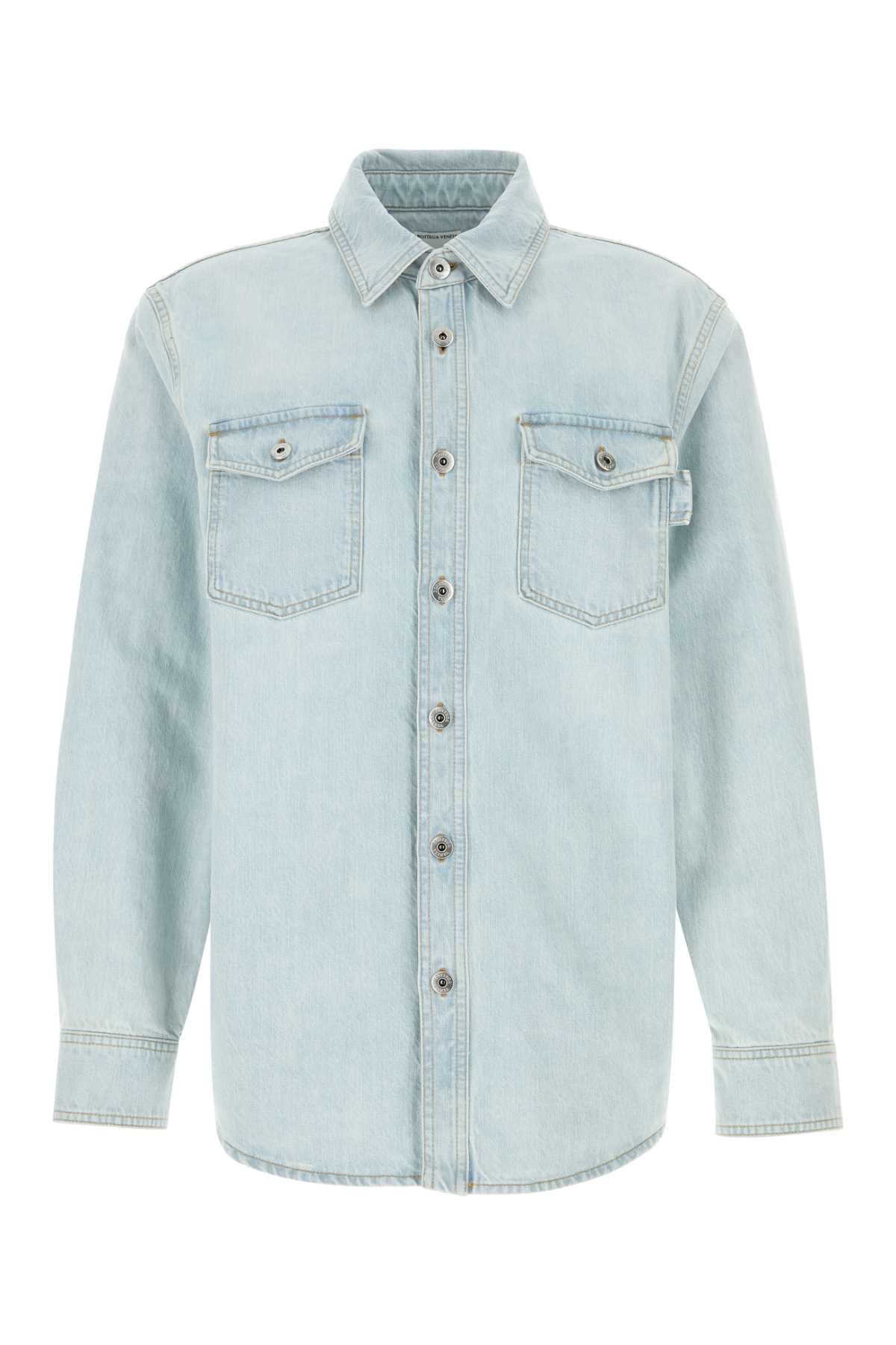 BOTTEGA VENETA Men's Denim Shirt - Timeless Style